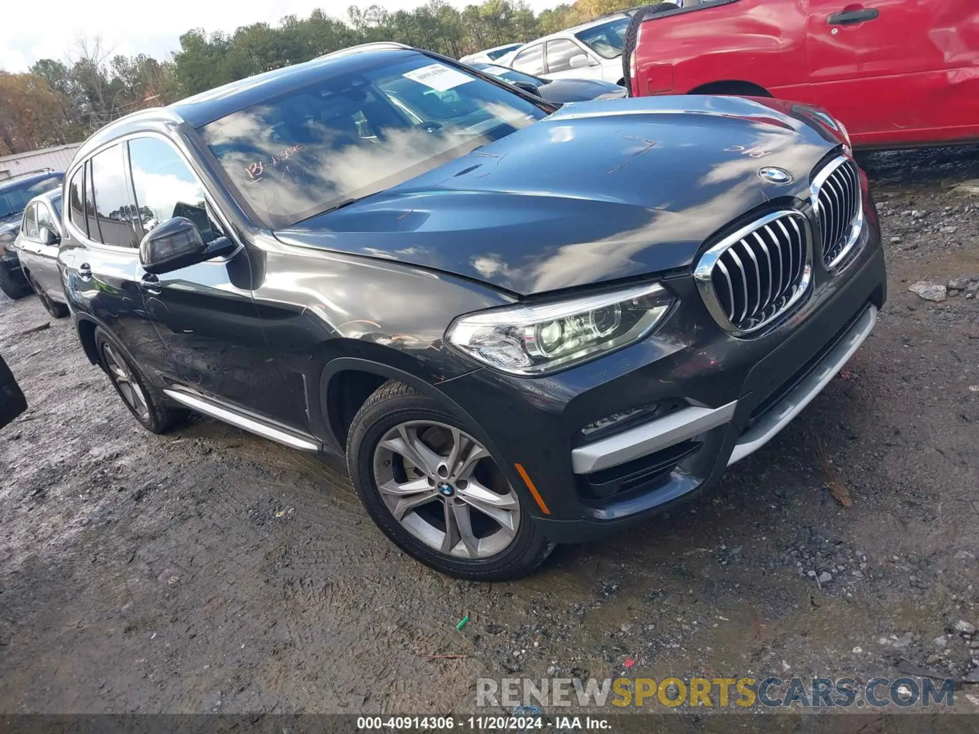 1 Photograph of a damaged car 5UXTY3C0XLLU72629 BMW X3 2020