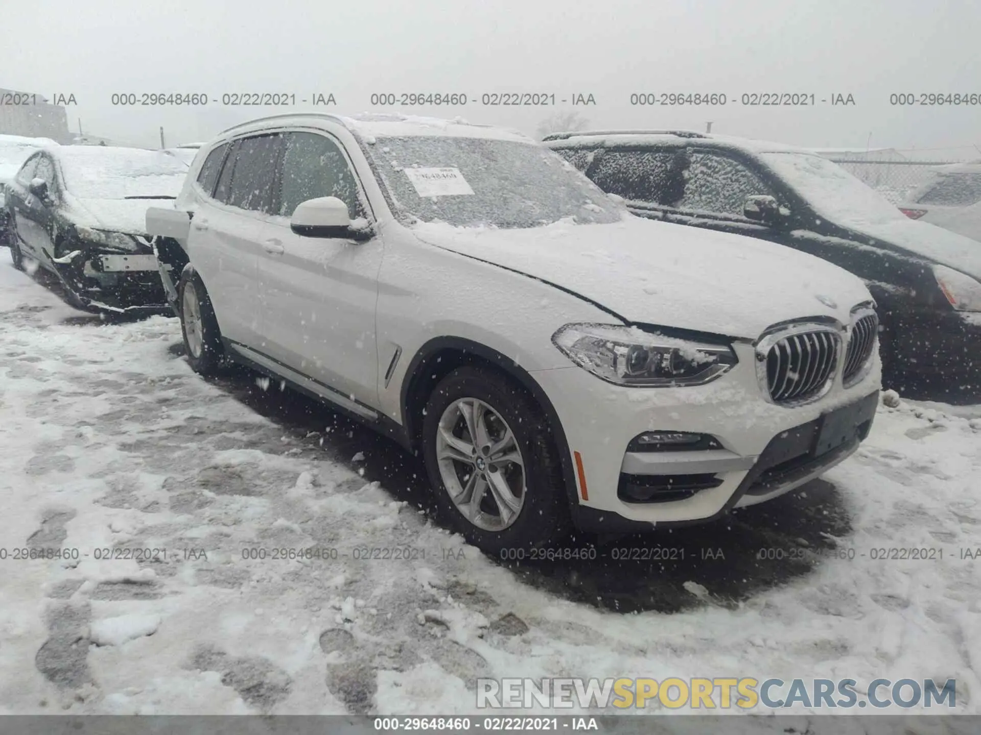 1 Photograph of a damaged car 5UXTY5C00L9B76840 BMW X3 2020