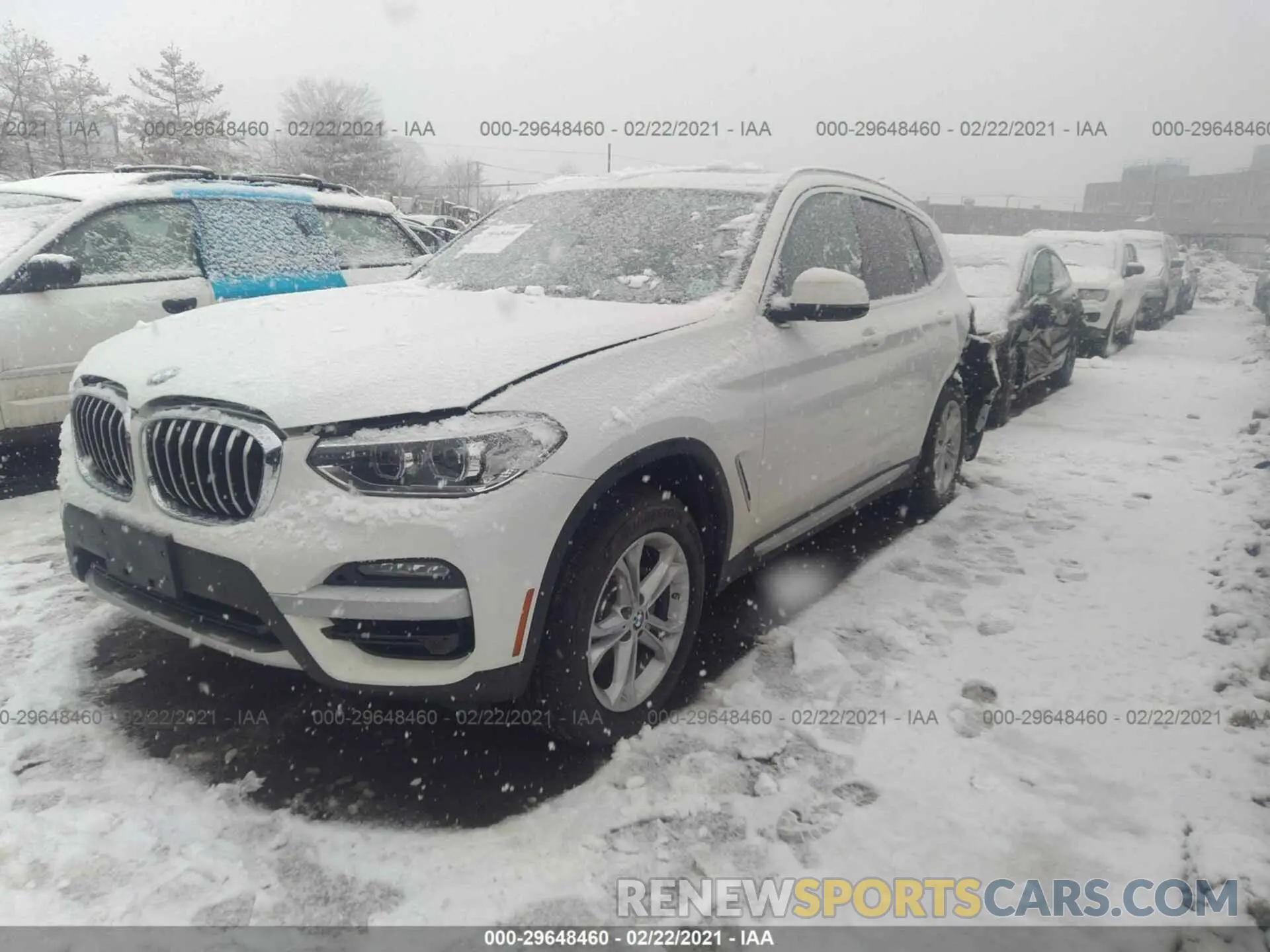 2 Photograph of a damaged car 5UXTY5C00L9B76840 BMW X3 2020