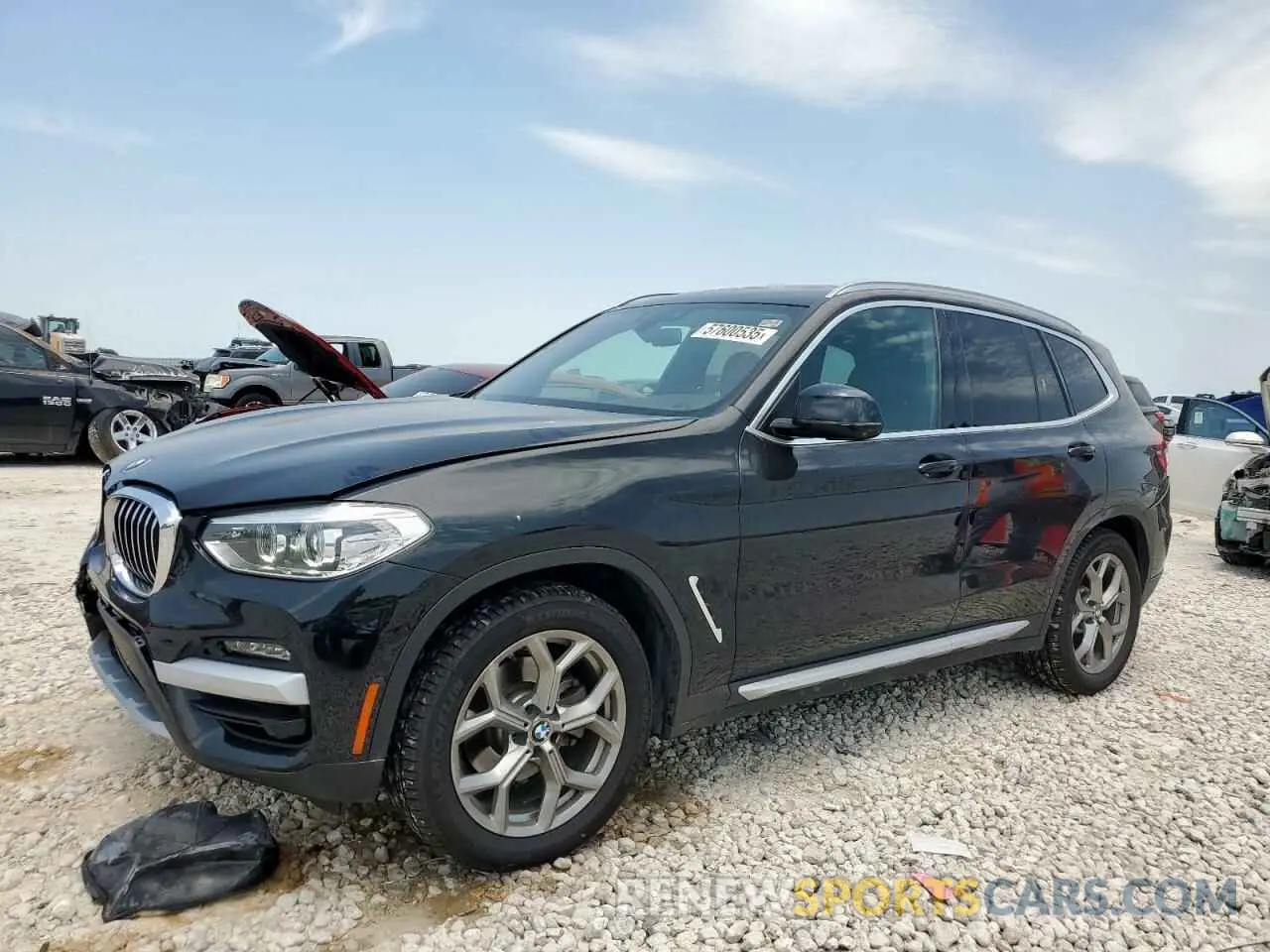 1 Photograph of a damaged car 5UXTY5C00L9D23562 BMW X3 2020
