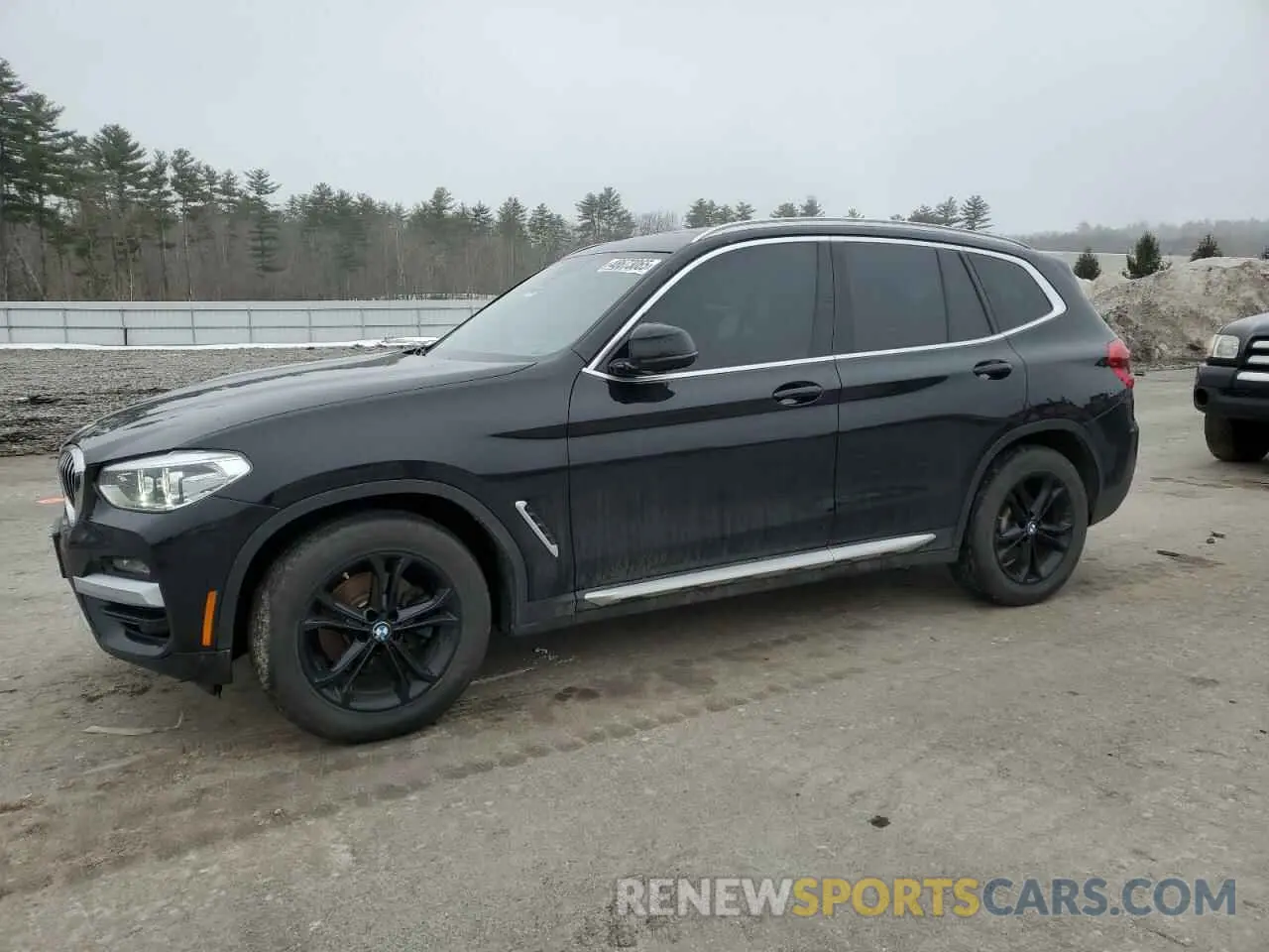 1 Photograph of a damaged car 5UXTY5C00LLT34321 BMW X3 2020