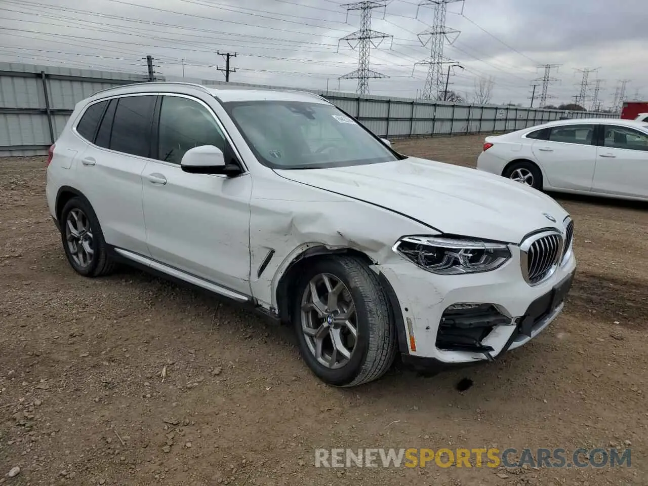 4 Photograph of a damaged car 5UXTY5C01L9B36735 BMW X3 2020