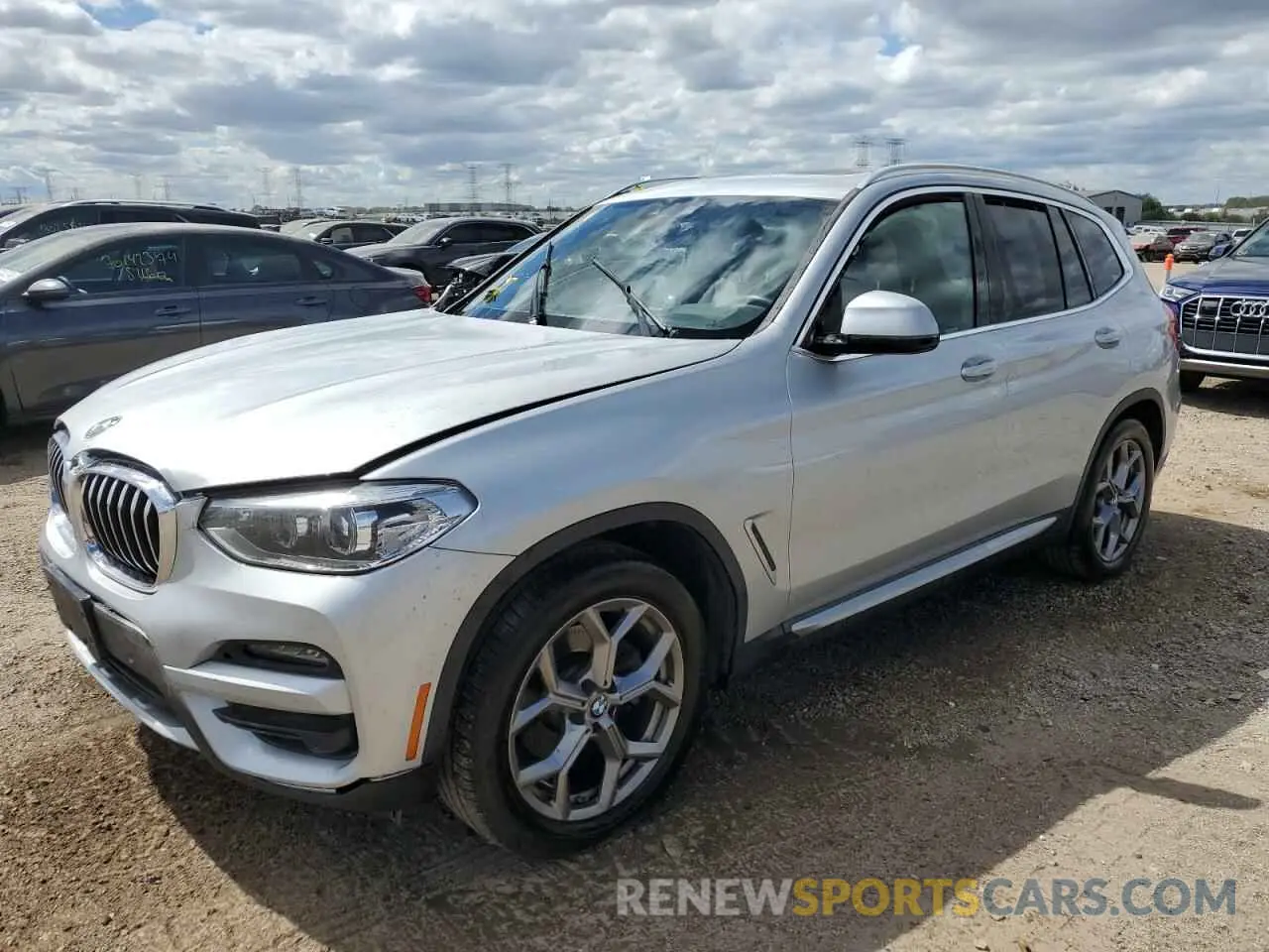 1 Photograph of a damaged car 5UXTY5C01L9B39019 BMW X3 2020