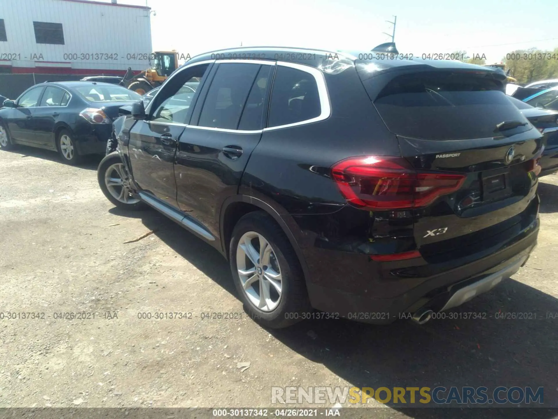 3 Photograph of a damaged car 5UXTY5C01L9D53153 BMW X3 2020