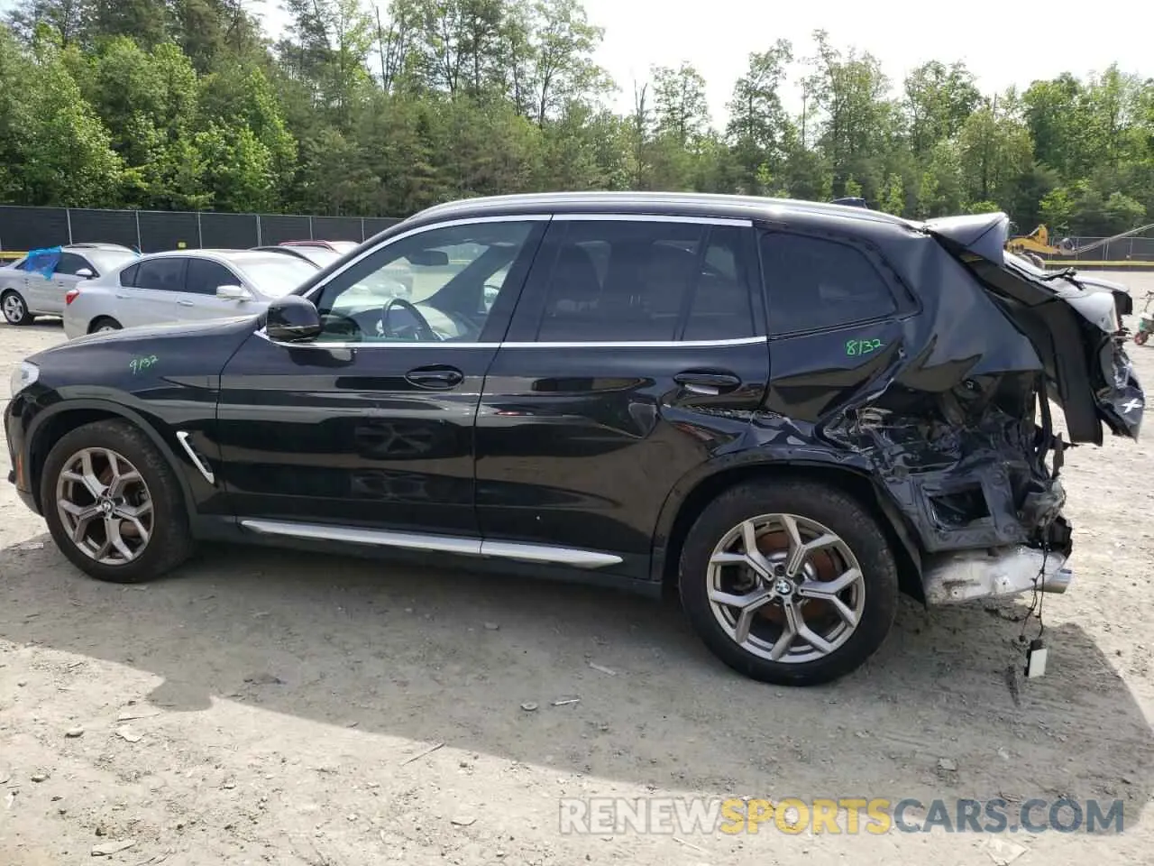 2 Photograph of a damaged car 5UXTY5C01LLT34635 BMW X3 2020