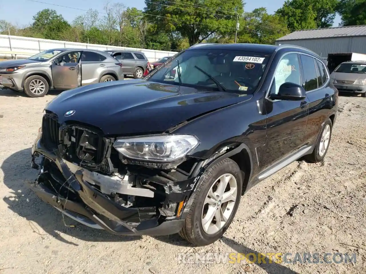 2 Photograph of a damaged car 5UXTY5C02L9B91887 BMW X3 2020