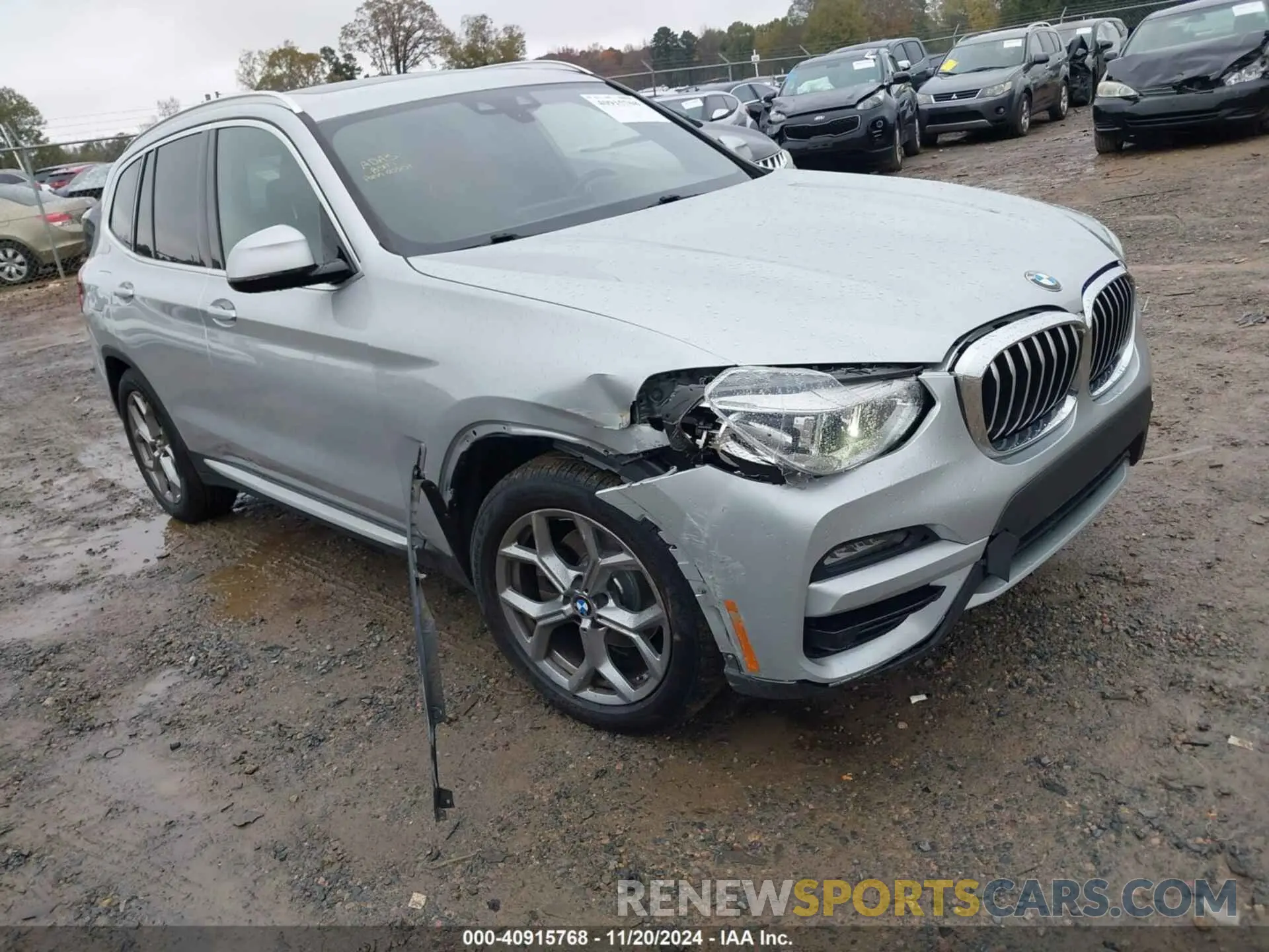 1 Photograph of a damaged car 5UXTY5C02L9D08948 BMW X3 2020