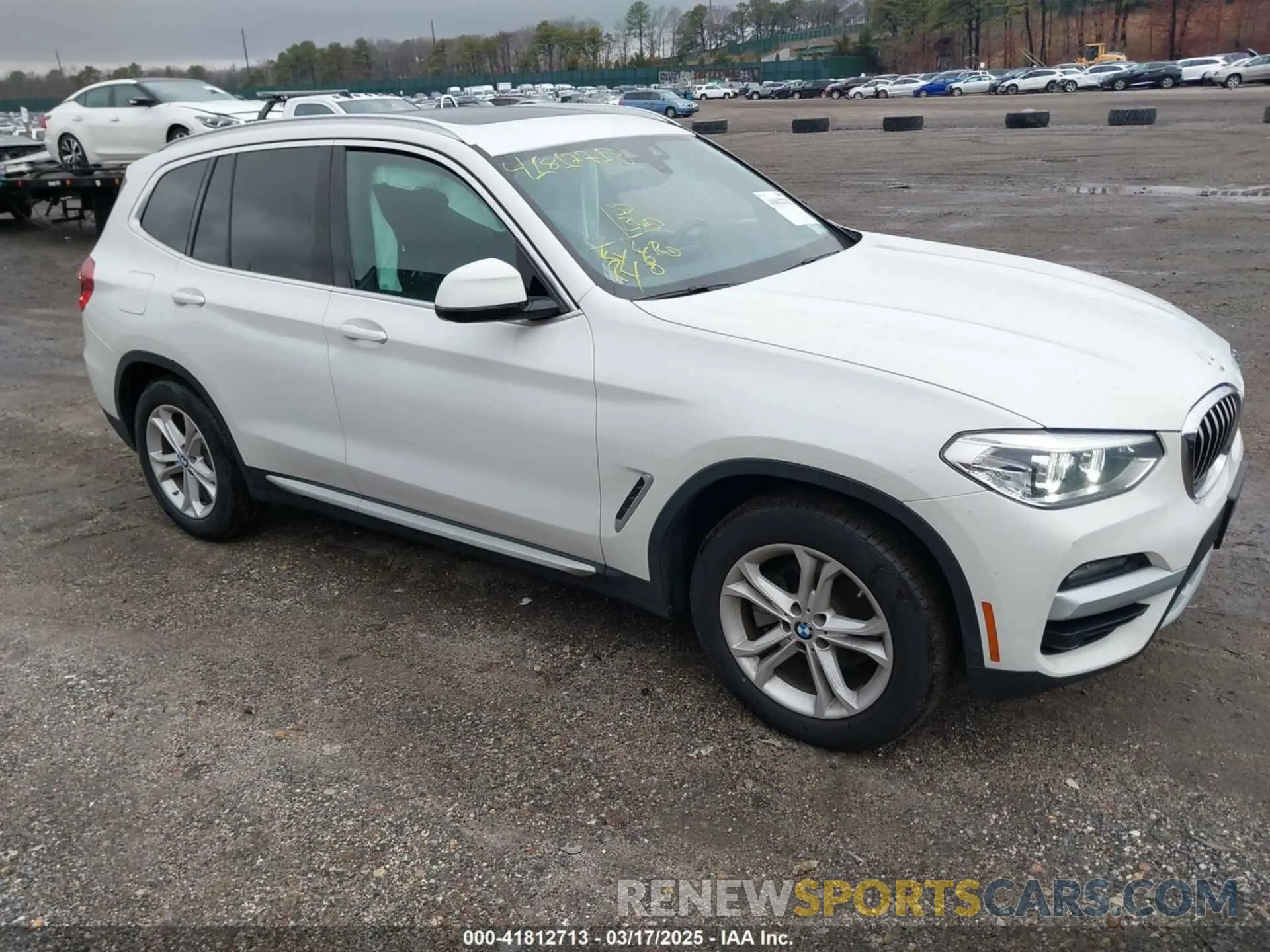 1 Photograph of a damaged car 5UXTY5C02LLT32649 BMW X3 2020