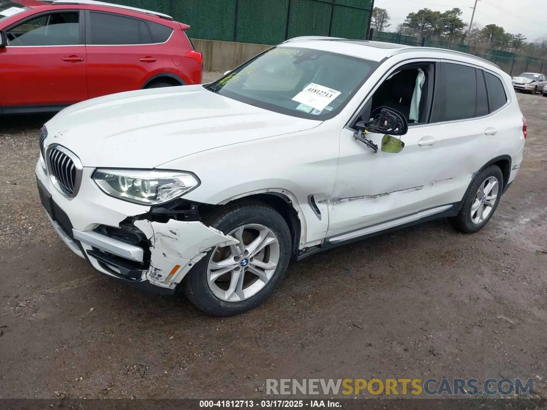 2 Photograph of a damaged car 5UXTY5C02LLT32649 BMW X3 2020