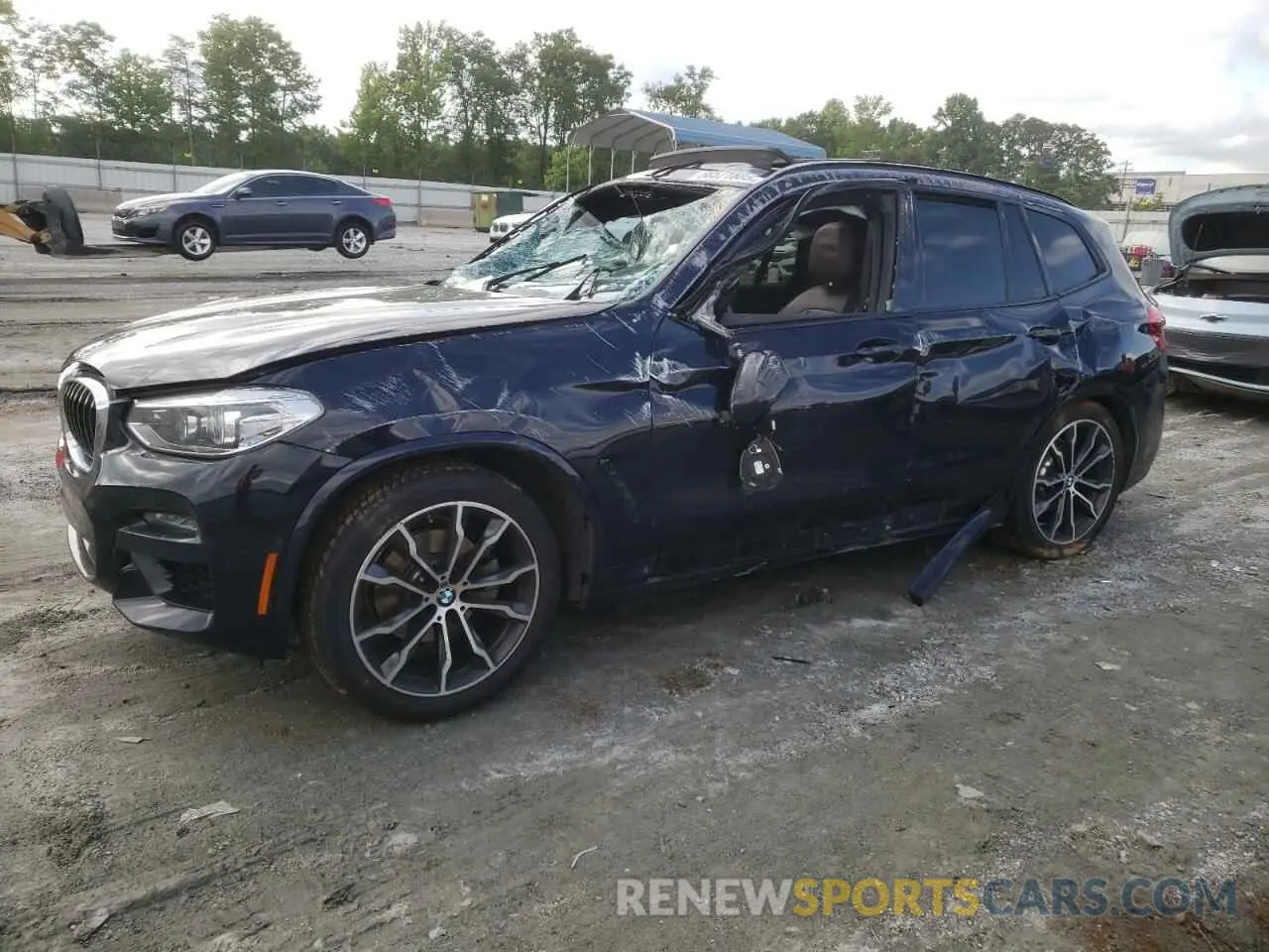 1 Photograph of a damaged car 5UXTY5C03L9D48553 BMW X3 2020