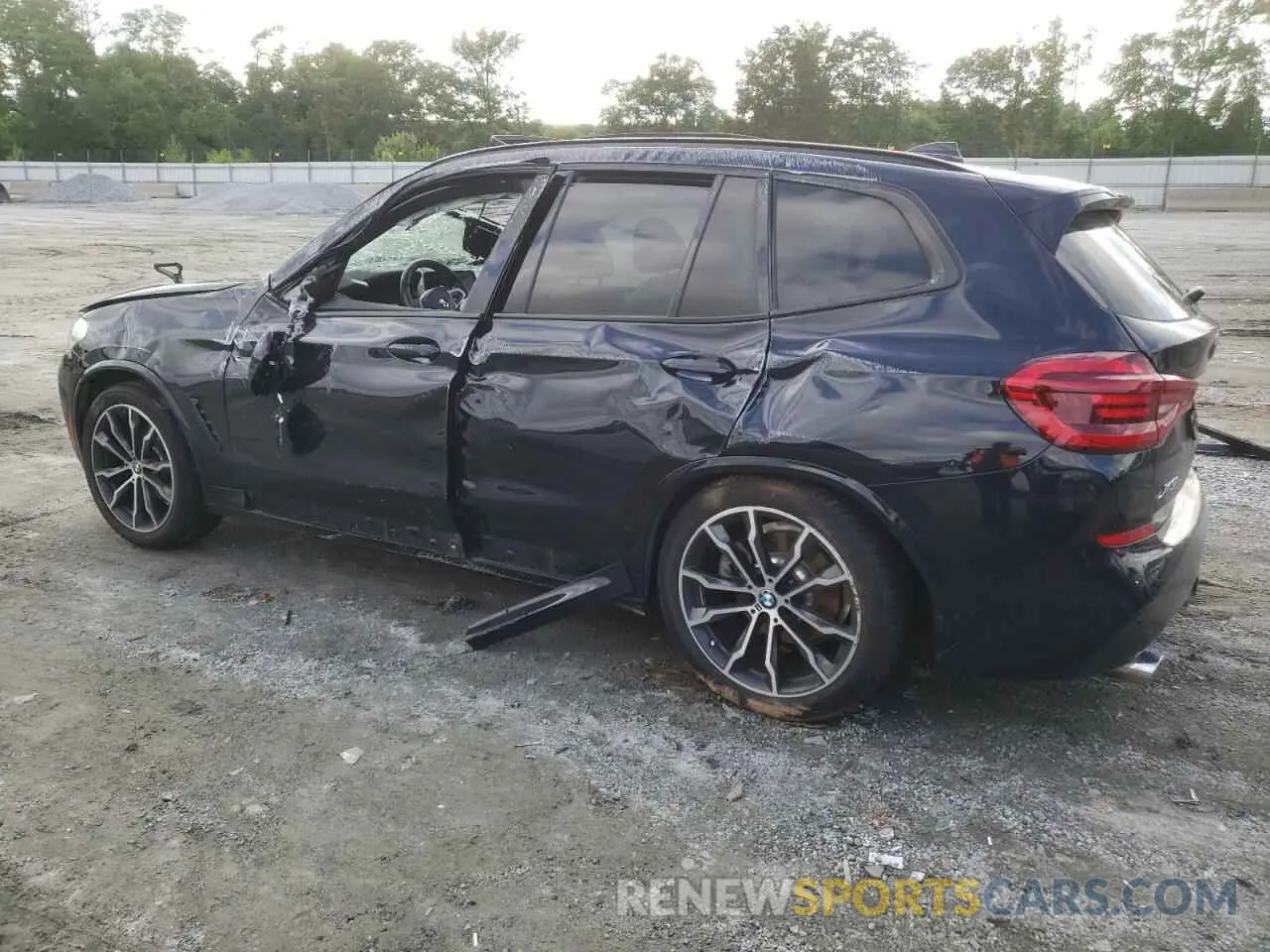 2 Photograph of a damaged car 5UXTY5C03L9D48553 BMW X3 2020