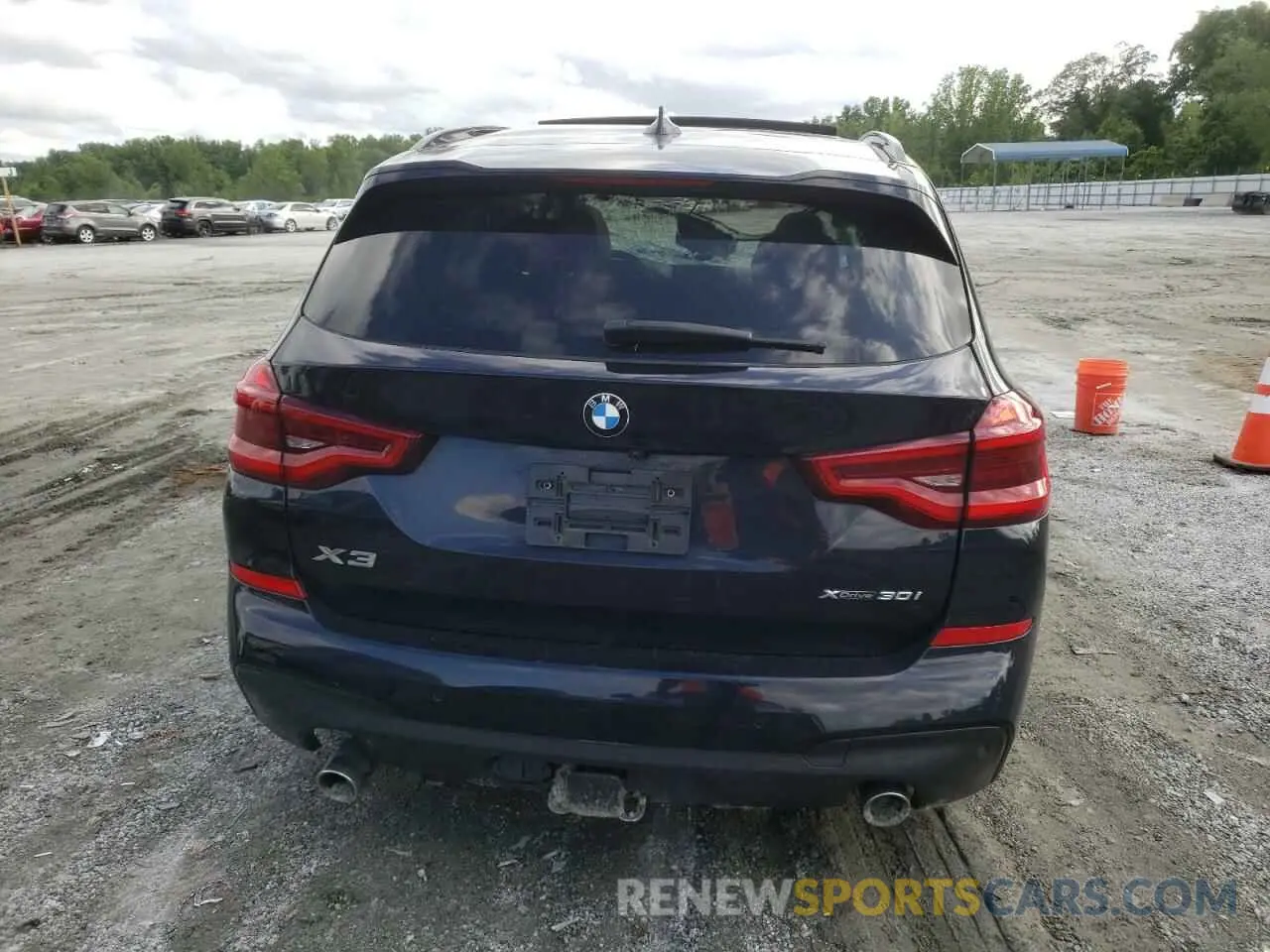 6 Photograph of a damaged car 5UXTY5C03L9D48553 BMW X3 2020