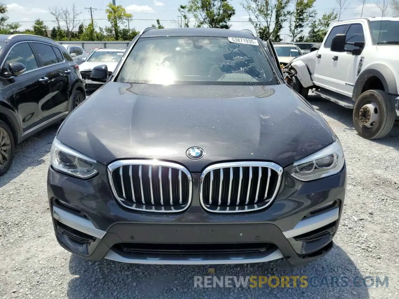5 Photograph of a damaged car 5UXTY5C03LLT37004 BMW X3 2020
