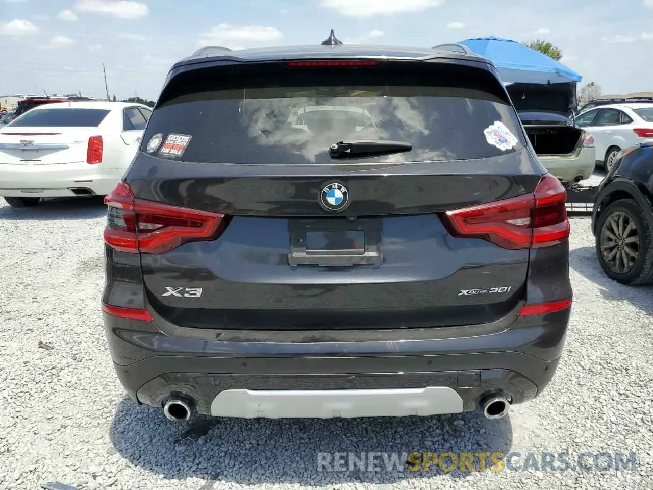 6 Photograph of a damaged car 5UXTY5C03LLT37004 BMW X3 2020