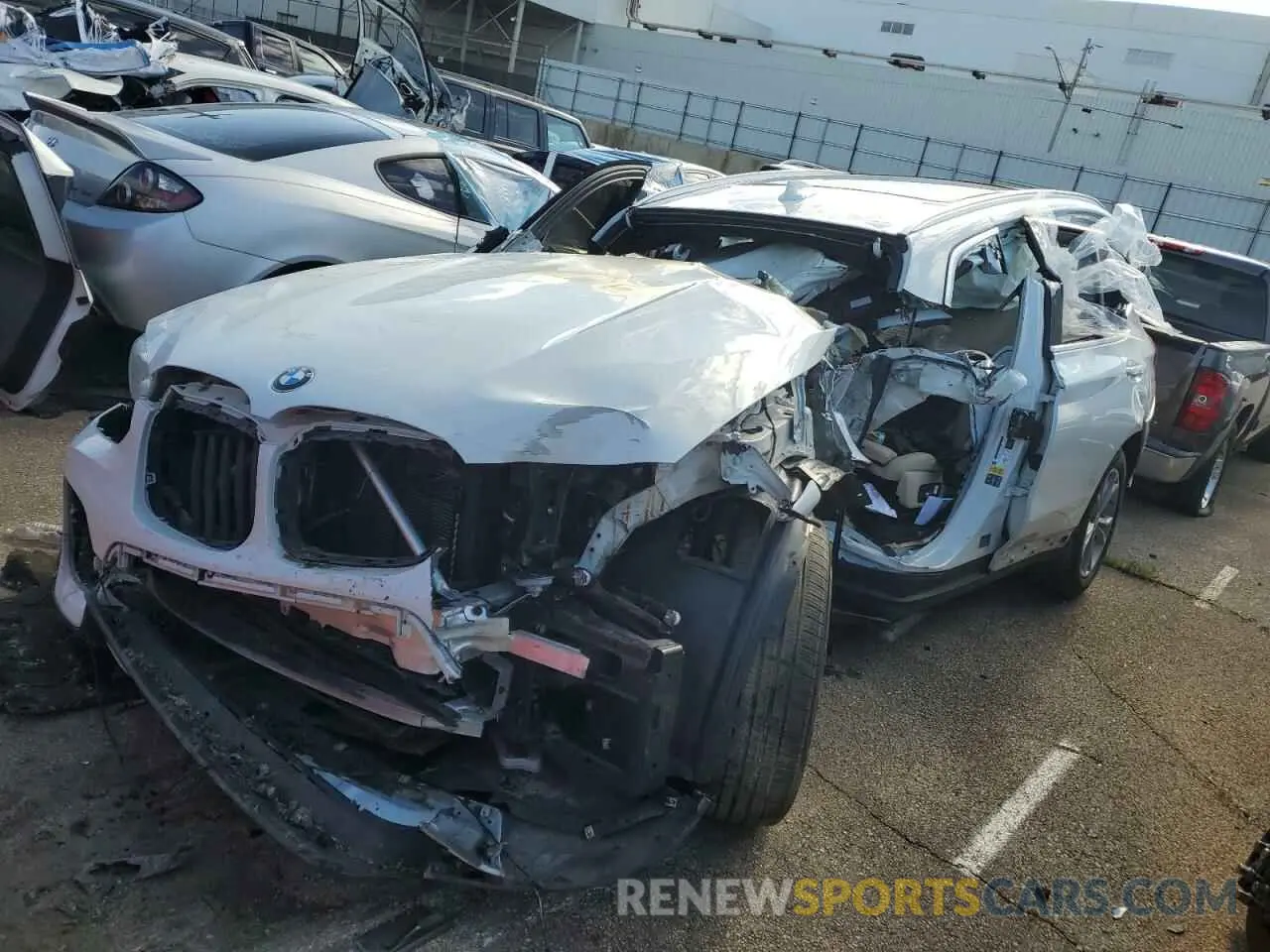 1 Photograph of a damaged car 5UXTY5C04L9B04359 BMW X3 2020