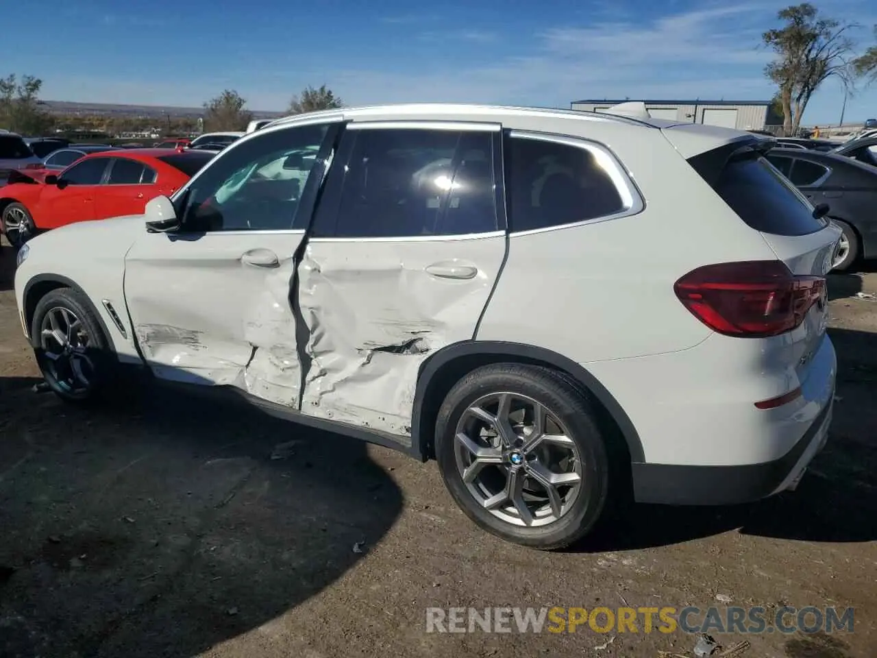 2 Photograph of a damaged car 5UXTY5C04L9C12383 BMW X3 2020