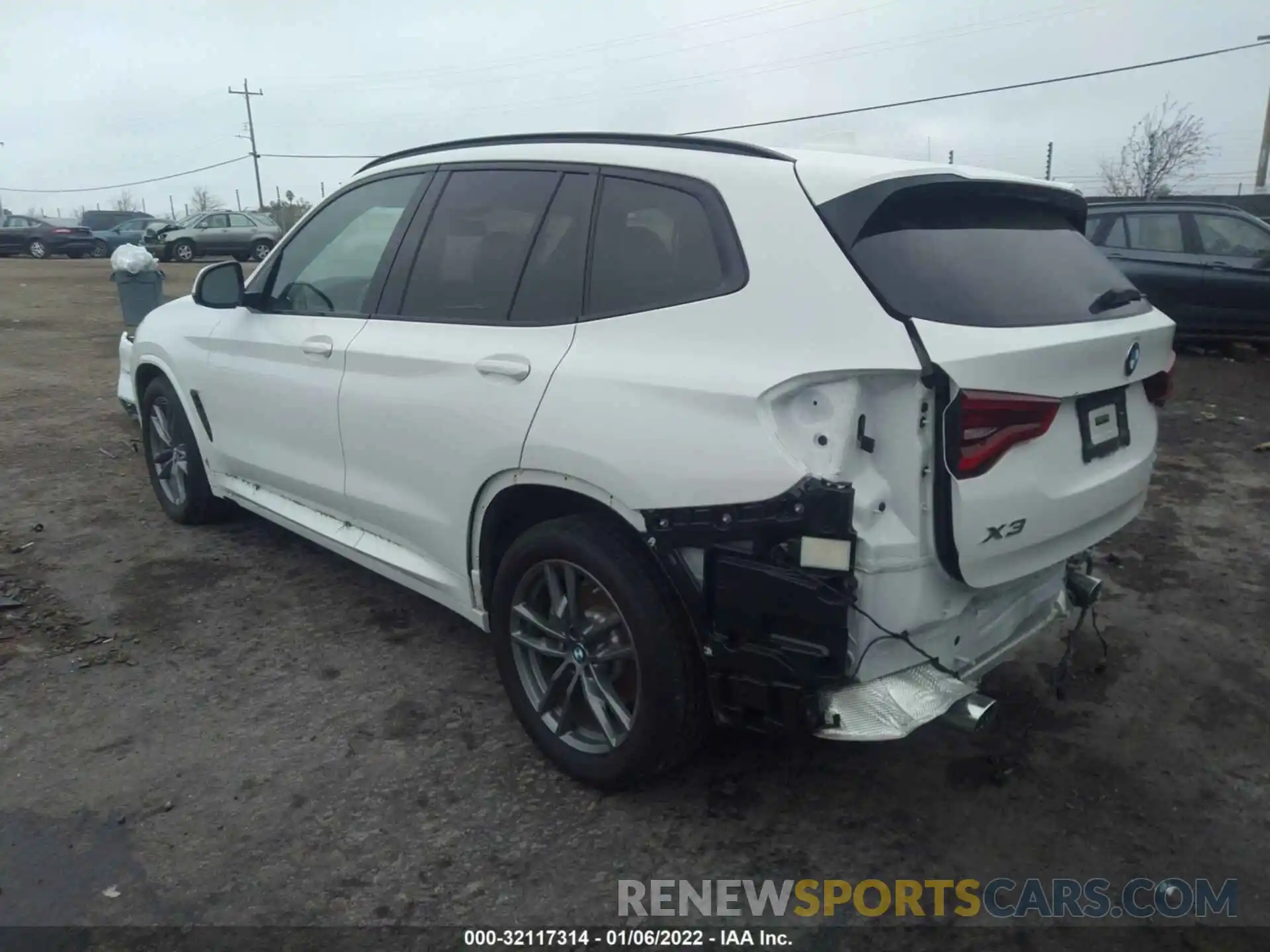 3 Photograph of a damaged car 5UXTY5C04L9C44203 BMW X3 2020