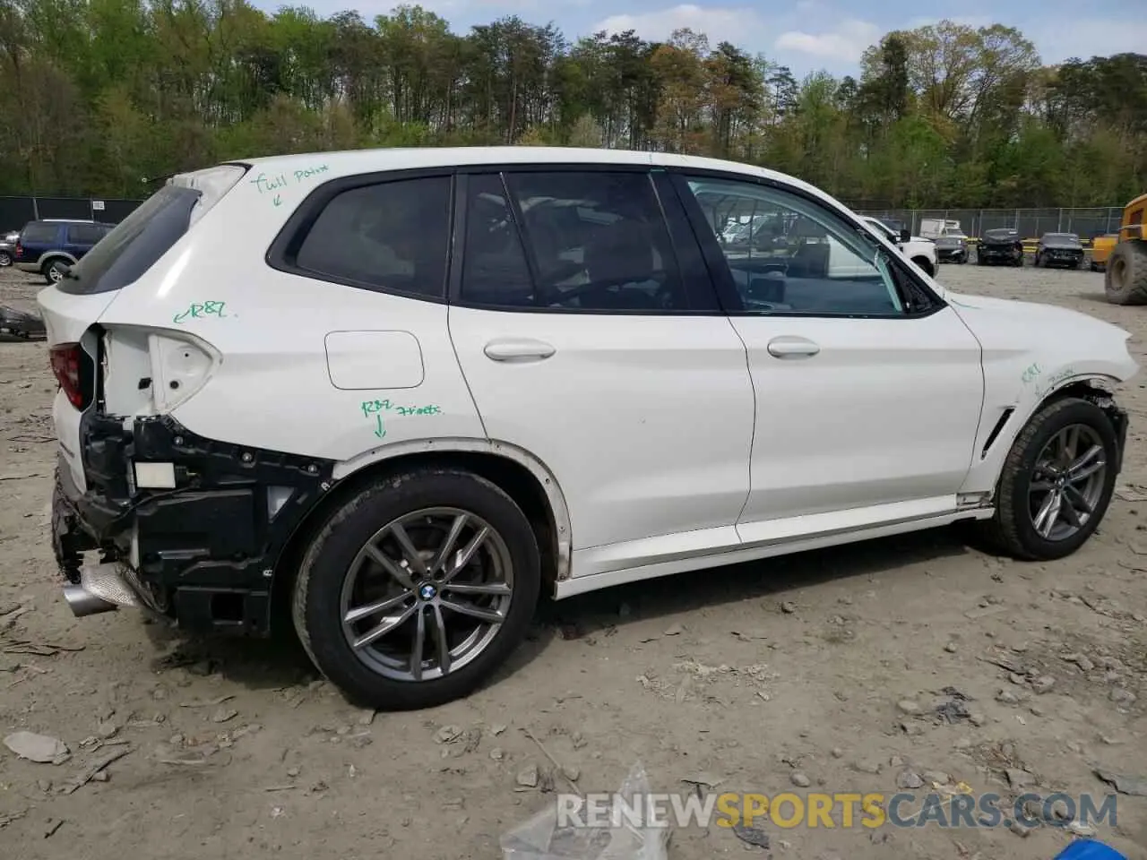 3 Photograph of a damaged car 5UXTY5C04L9C78898 BMW X3 2020