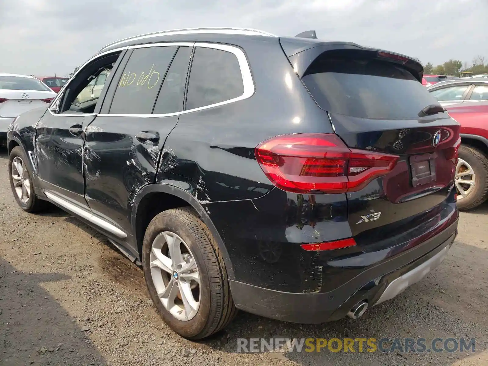 3 Photograph of a damaged car 5UXTY5C04L9C96754 BMW X3 2020