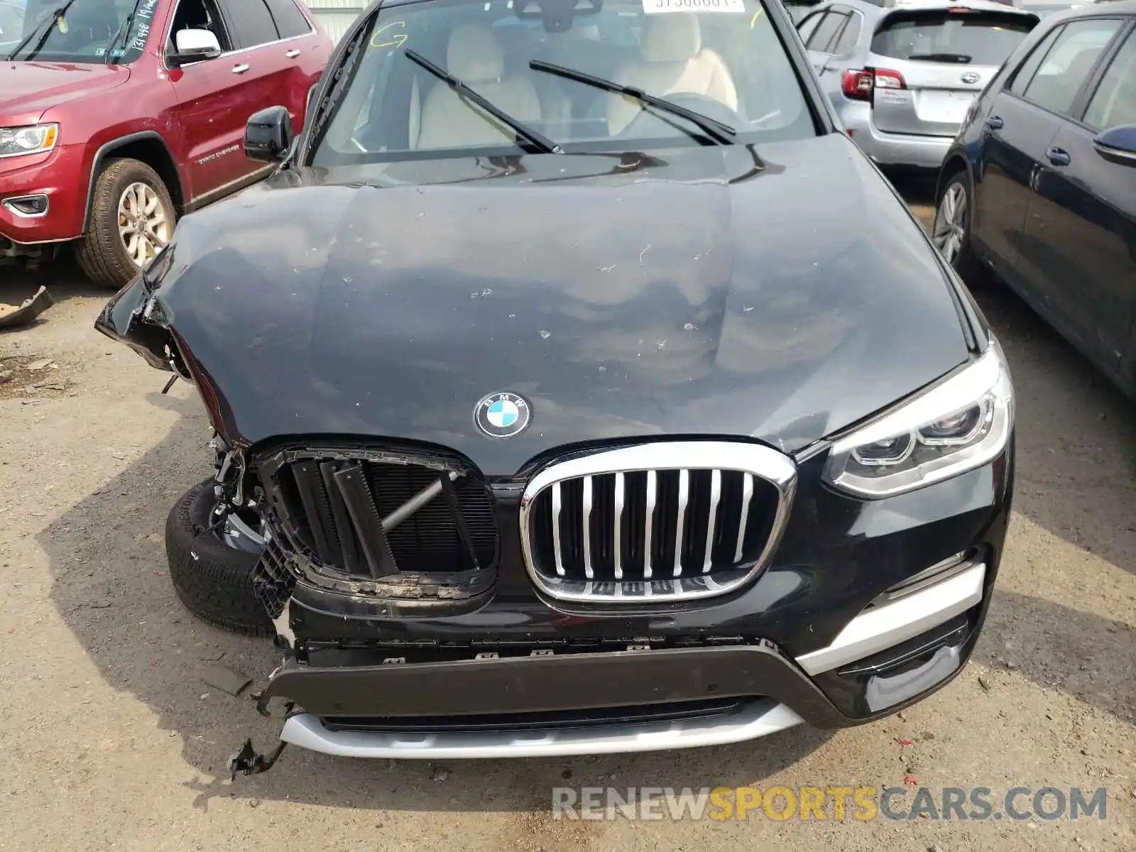 7 Photograph of a damaged car 5UXTY5C04L9C96754 BMW X3 2020