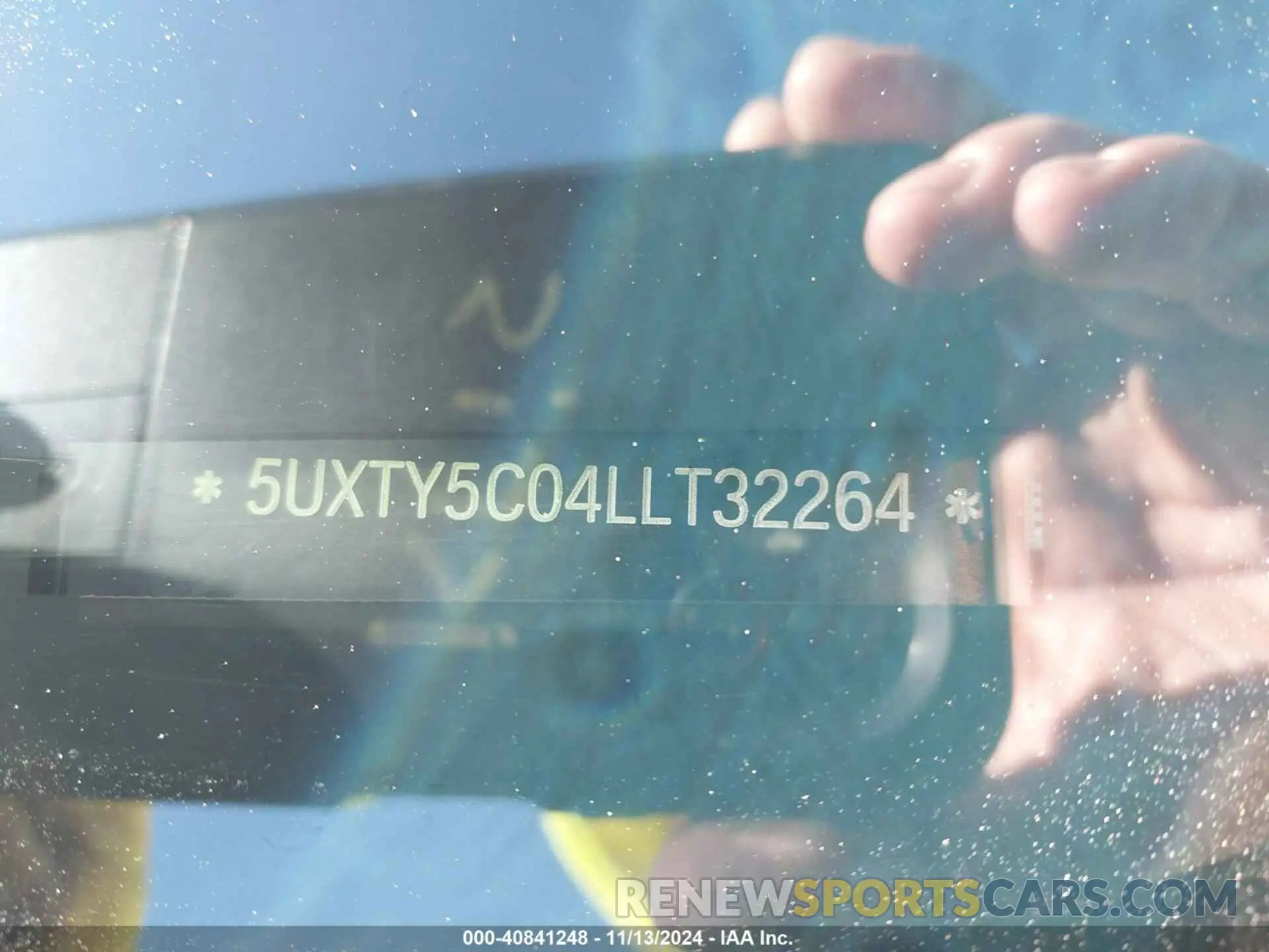 9 Photograph of a damaged car 5UXTY5C04LLT32264 BMW X3 2020