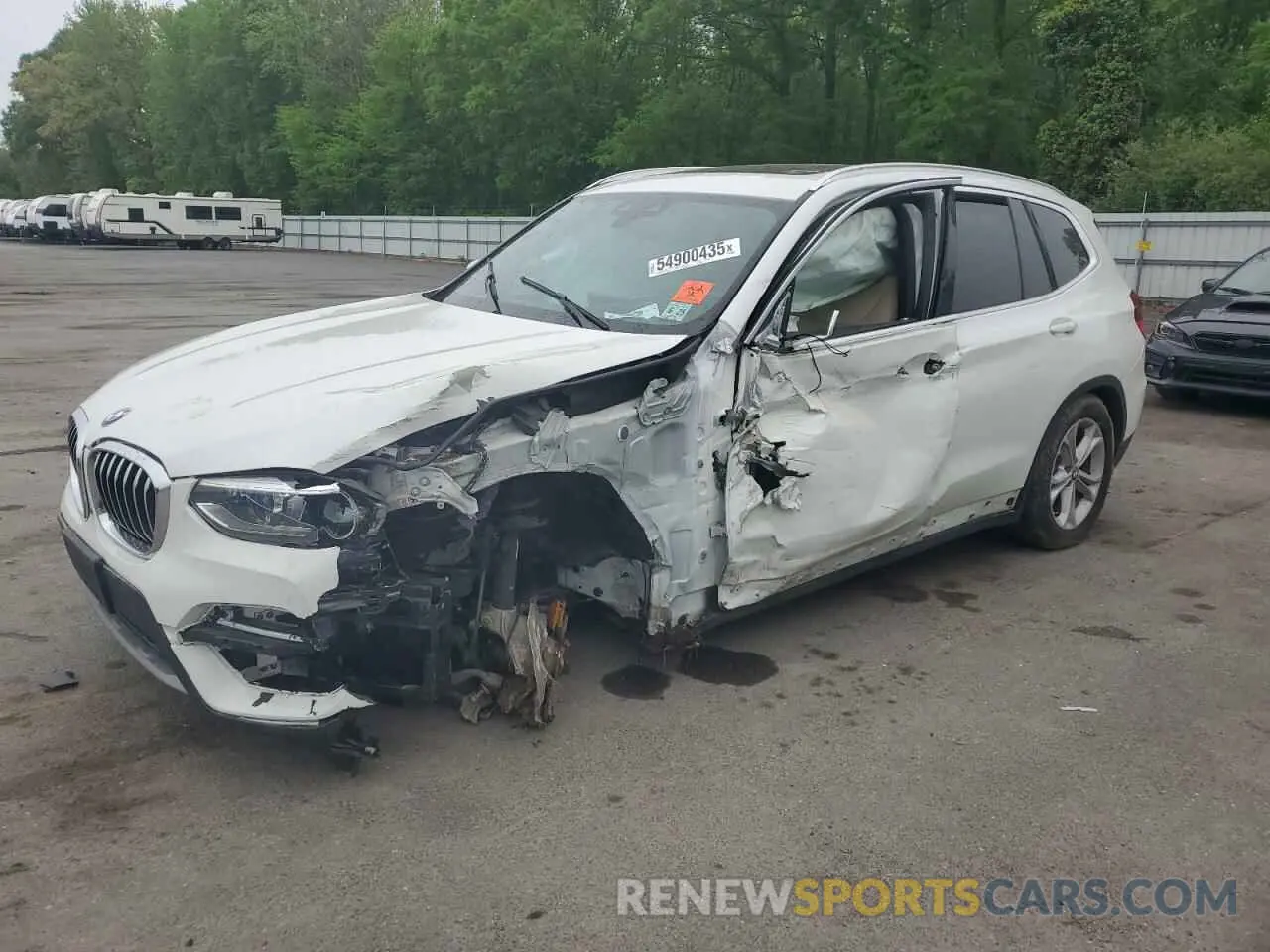 1 Photograph of a damaged car 5UXTY5C05L9B38911 BMW X3 2020