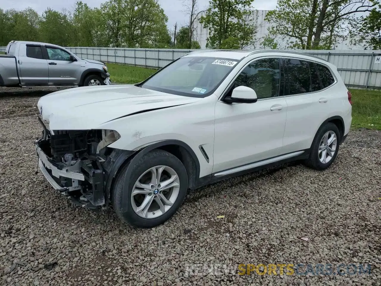 1 Photograph of a damaged car 5UXTY5C05LLT32175 BMW X3 2020