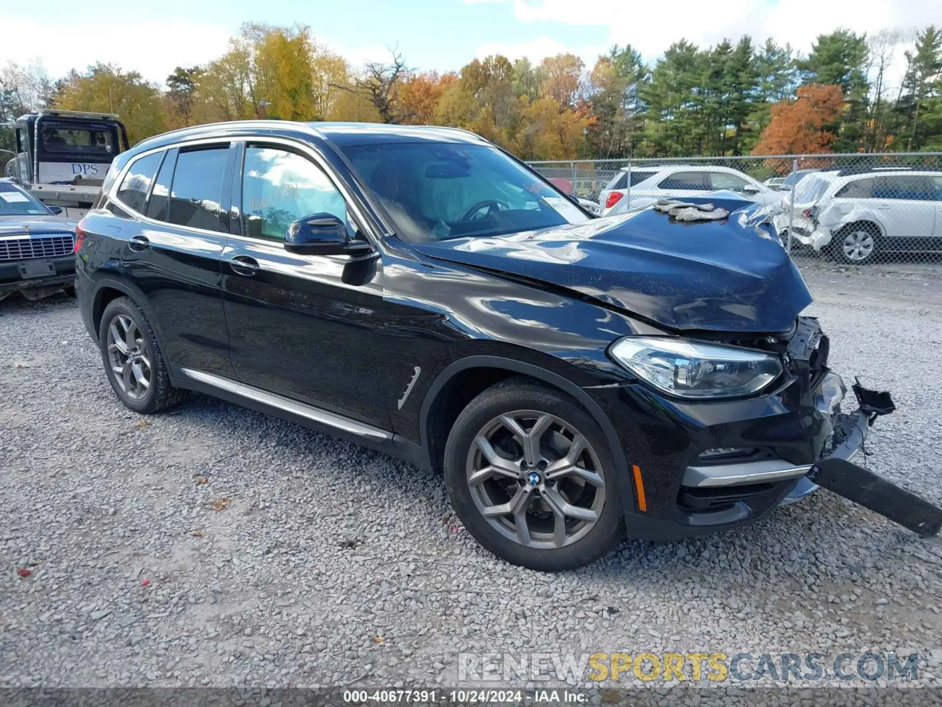 1 Photograph of a damaged car 5UXTY5C05LLT36453 BMW X3 2020