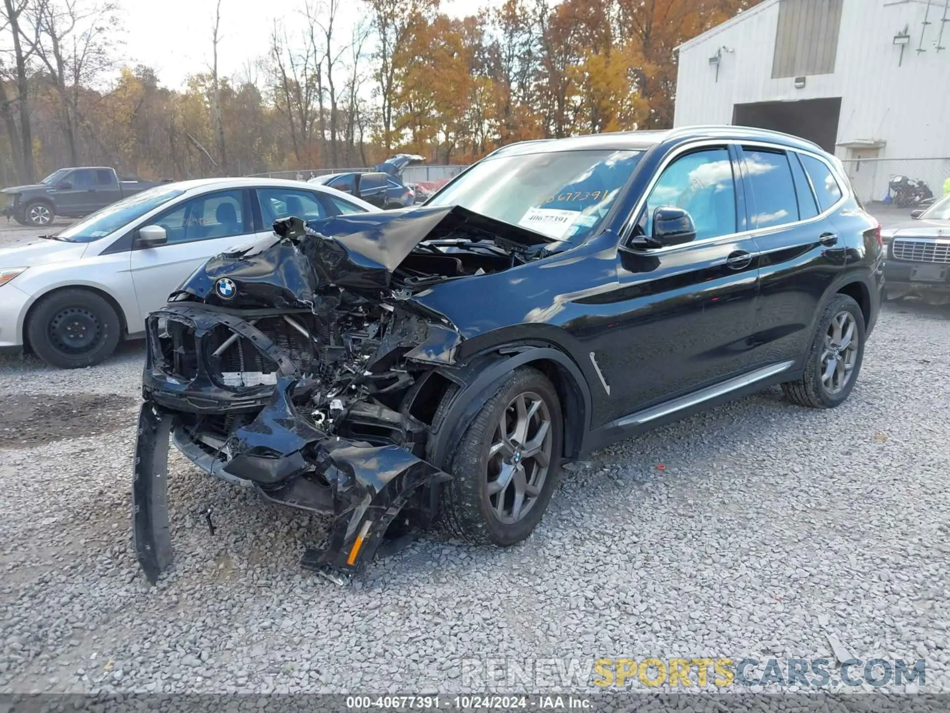 2 Photograph of a damaged car 5UXTY5C05LLT36453 BMW X3 2020