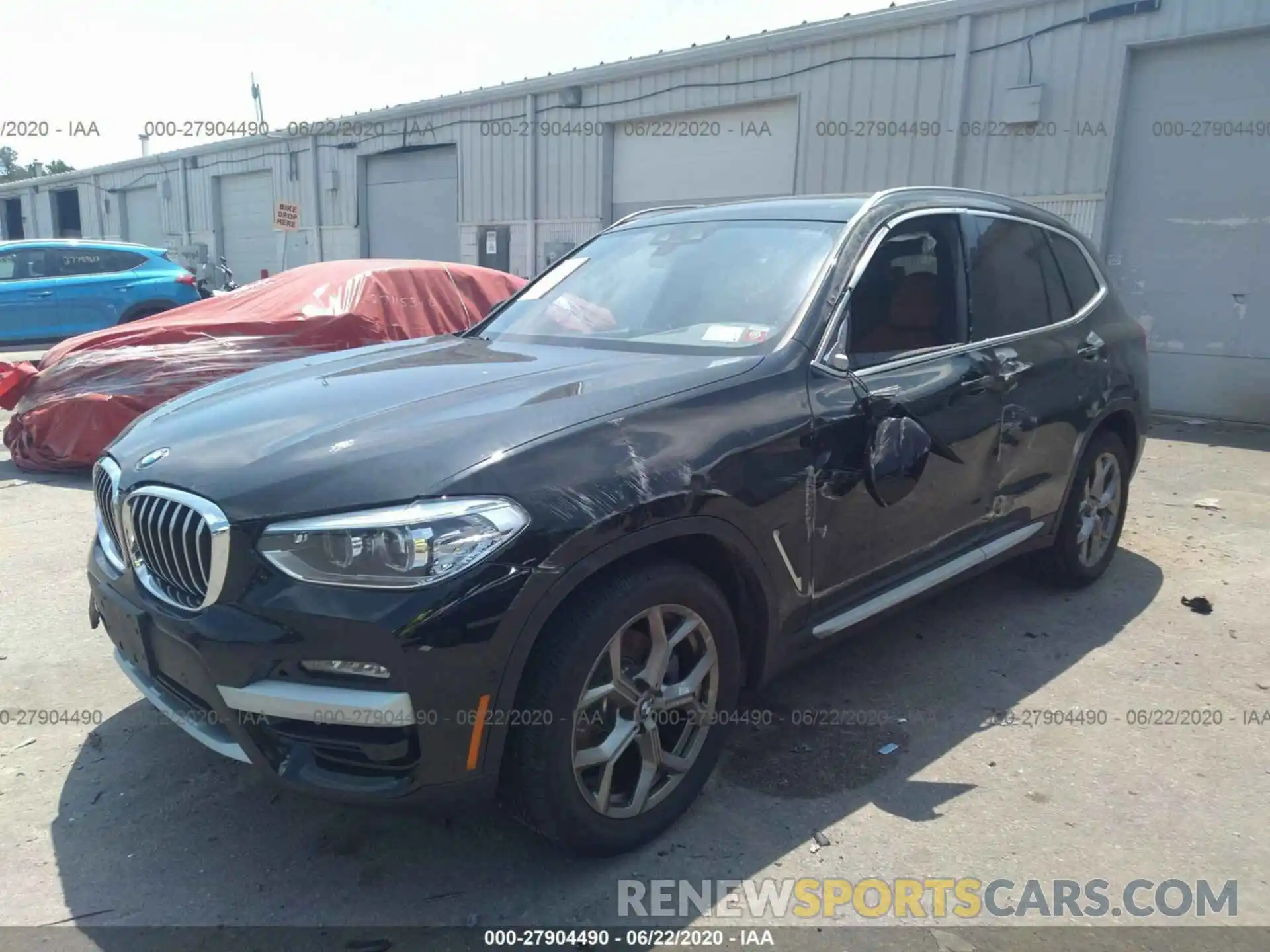 2 Photograph of a damaged car 5UXTY5C06L9B85476 BMW X3 2020