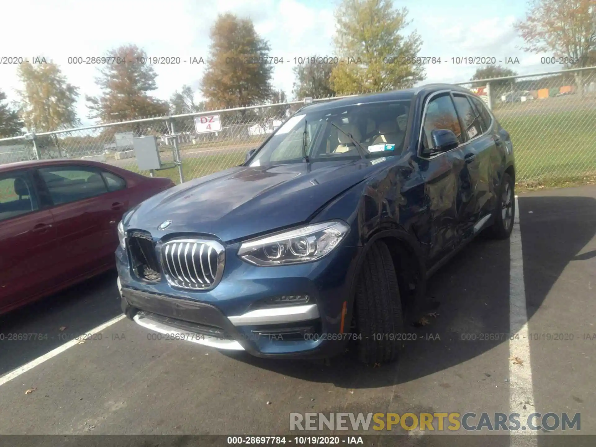 2 Photograph of a damaged car 5UXTY5C06L9C68051 BMW X3 2020