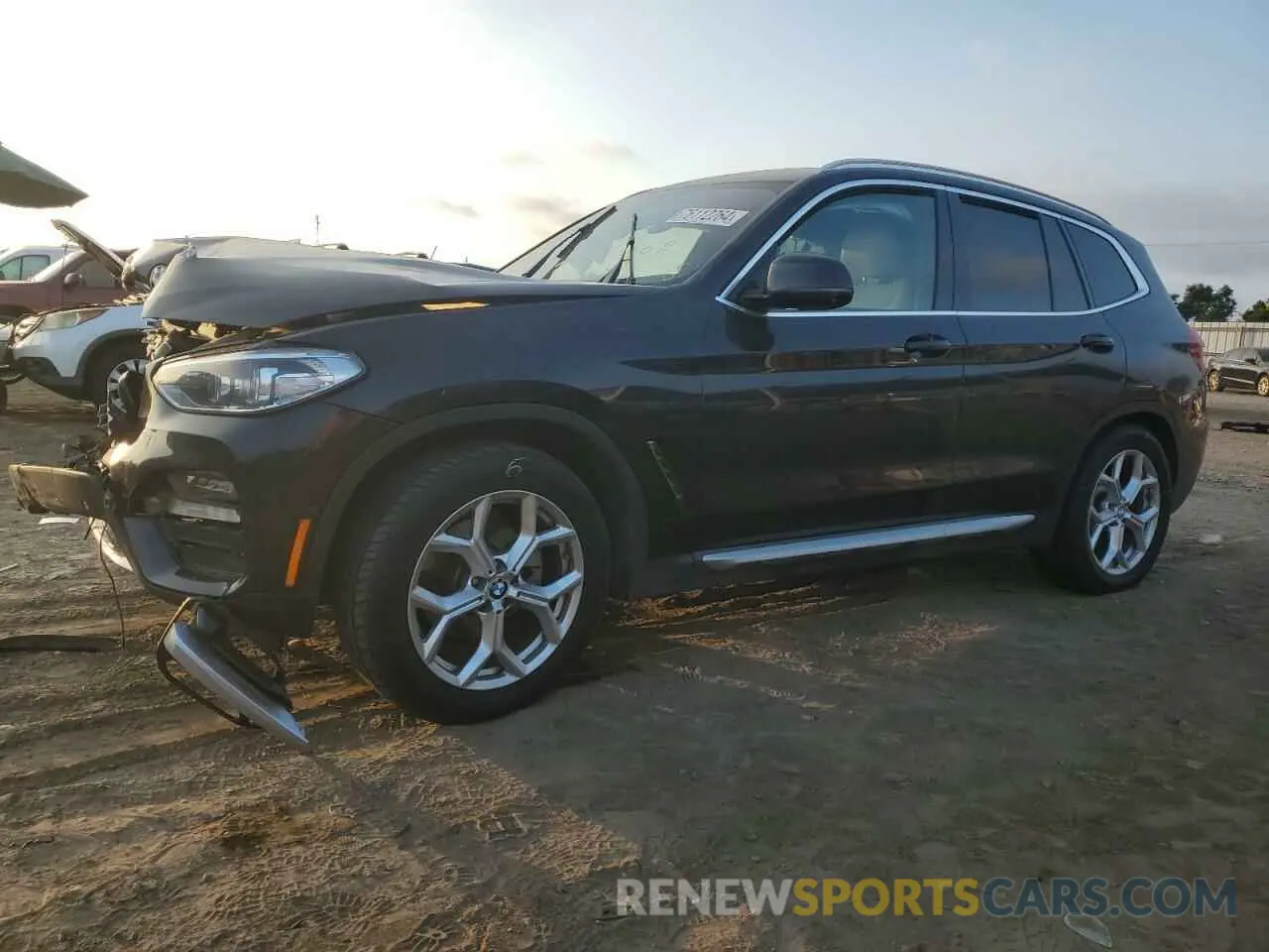 1 Photograph of a damaged car 5UXTY5C06LLT35179 BMW X3 2020