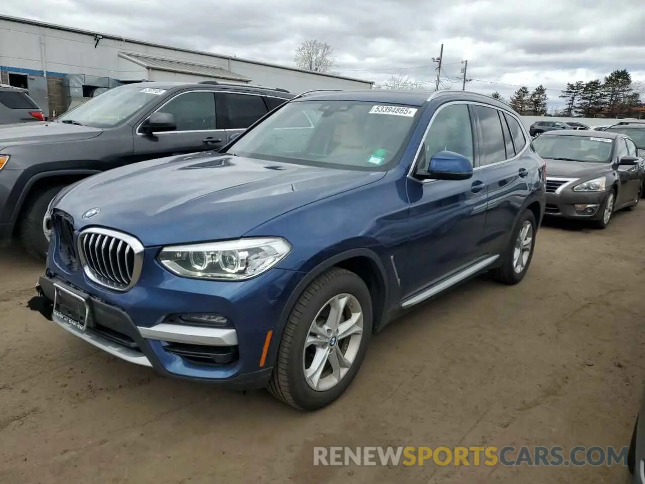 1 Photograph of a damaged car 5UXTY5C07L9C85165 BMW X3 2020