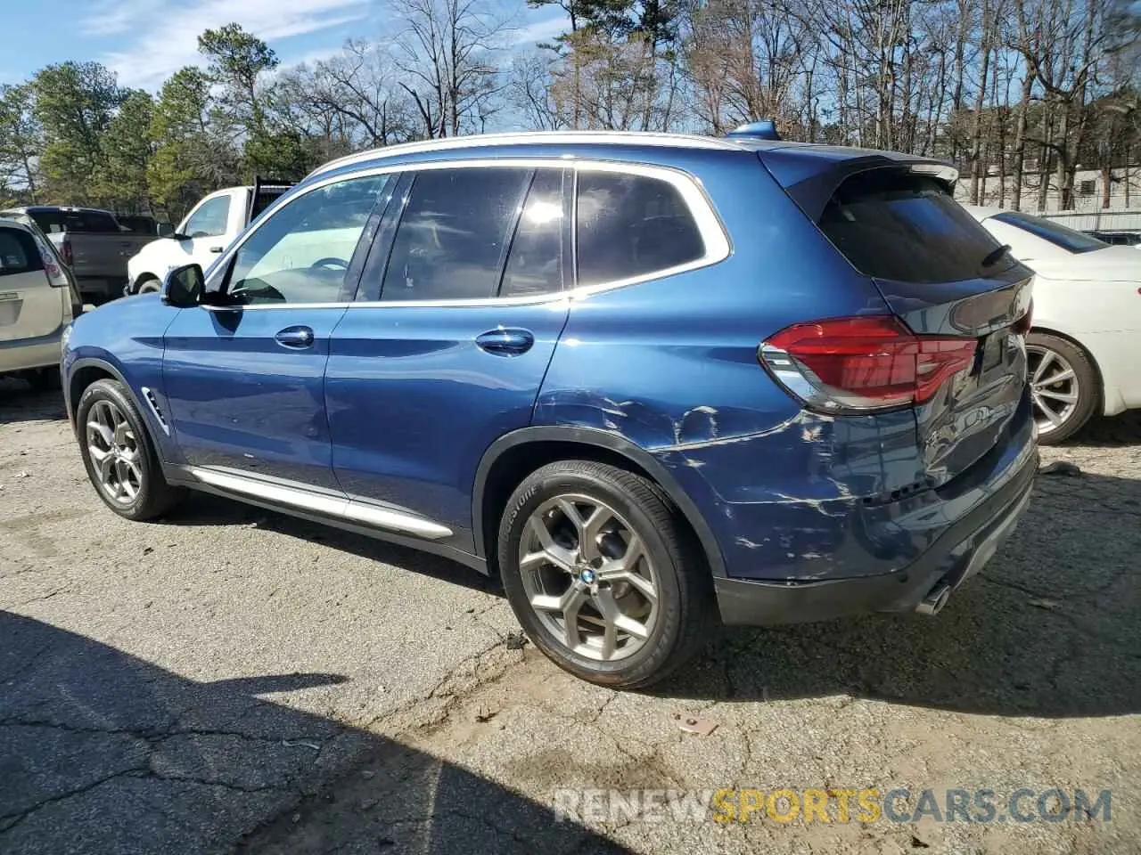 2 Photograph of a damaged car 5UXTY5C07L9D65002 BMW X3 2020
