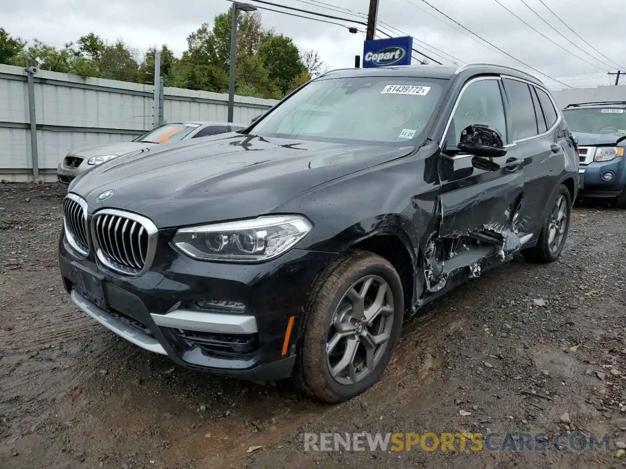 2 Photograph of a damaged car 5UXTY5C08L9B53614 BMW X3 2020