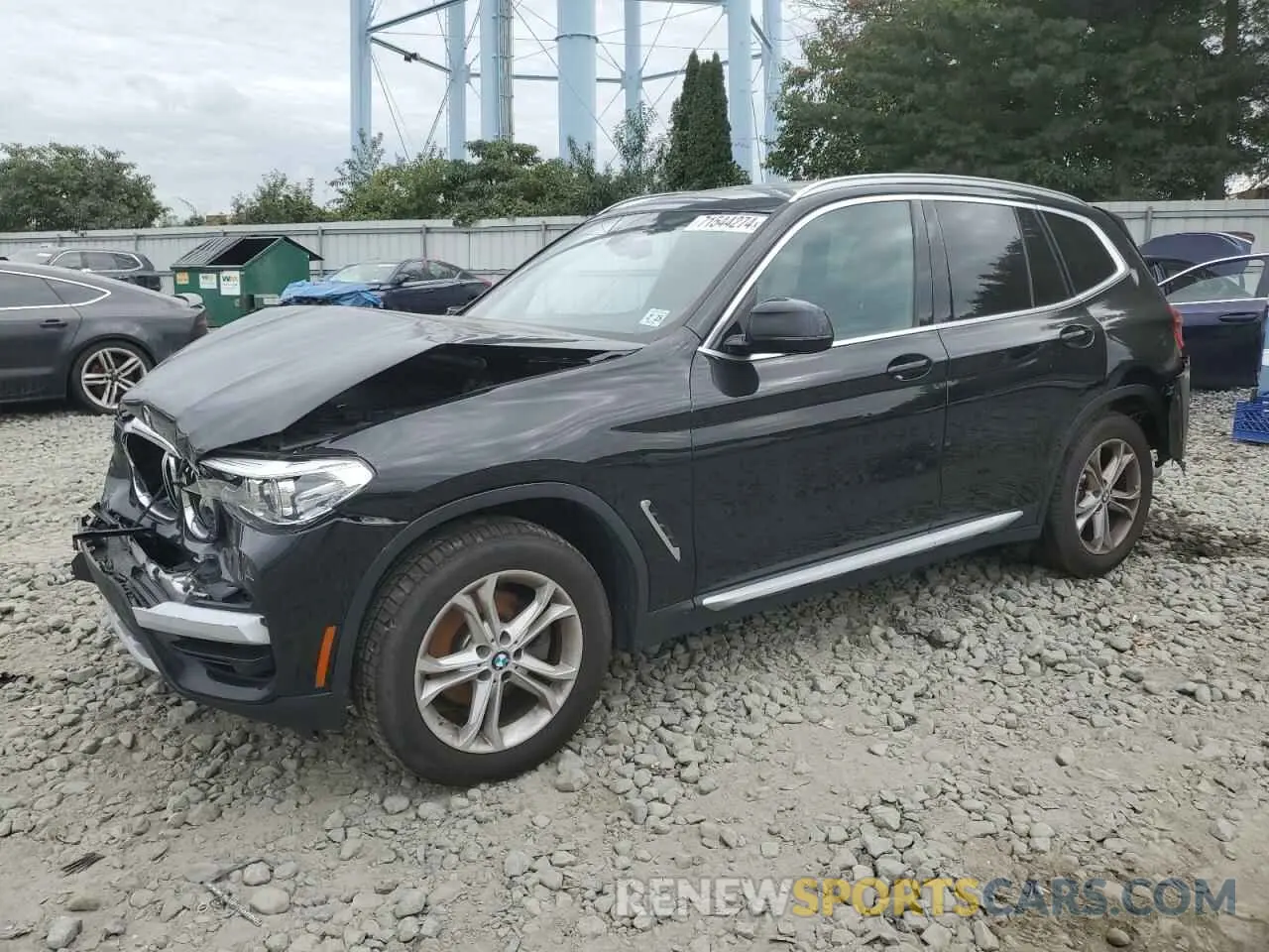 1 Photograph of a damaged car 5UXTY5C08L9C04044 BMW X3 2020