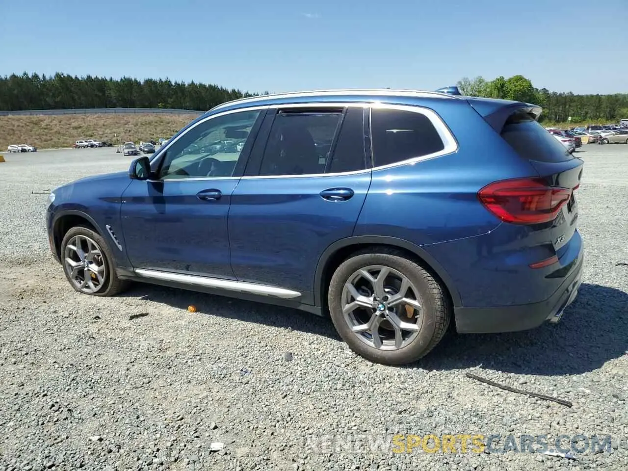 2 Photograph of a damaged car 5UXTY5C08L9C59092 BMW X3 2020