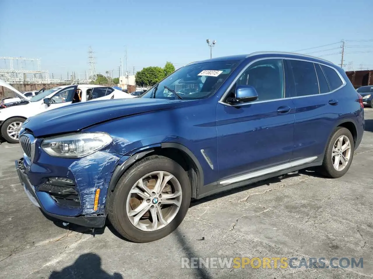 1 Photograph of a damaged car 5UXTY5C08L9C71212 BMW X3 2020