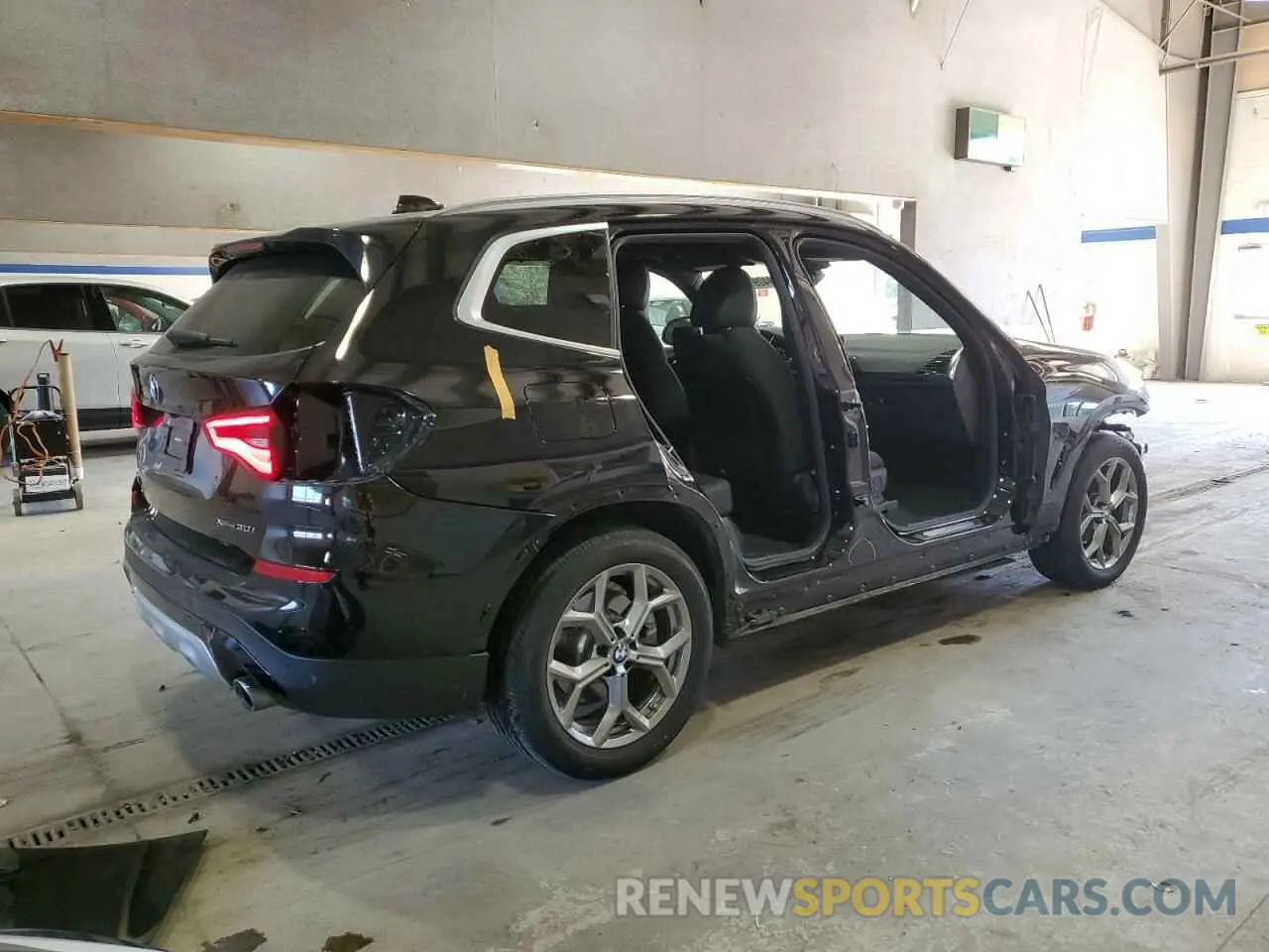 3 Photograph of a damaged car 5UXTY5C08L9D08050 BMW X3 2020