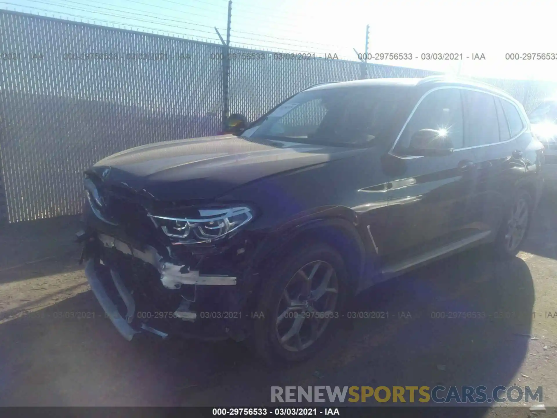 2 Photograph of a damaged car 5UXTY5C08LLT36432 BMW X3 2020