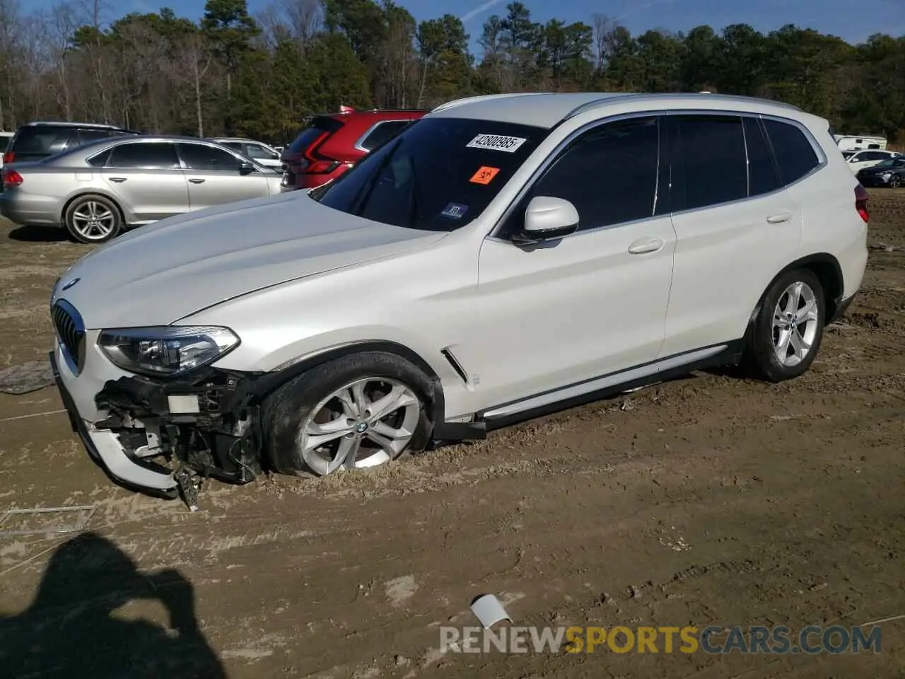 1 Photograph of a damaged car 5UXTY5C08LLT38259 BMW X3 2020
