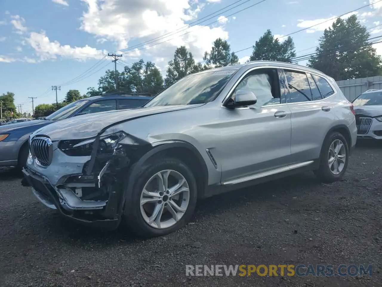 1 Photograph of a damaged car 5UXTY5C09L9C33858 BMW X3 2020