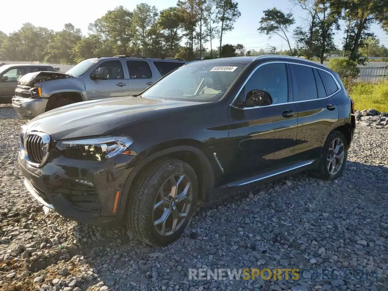 1 Photograph of a damaged car 5UXTY5C09L9C63197 BMW X3 2020