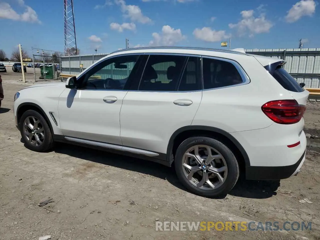2 Photograph of a damaged car 5UXTY5C09L9D03391 BMW X3 2020