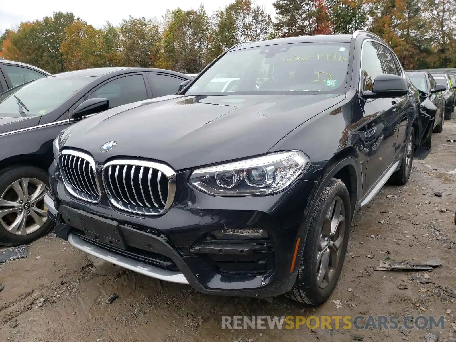 2 Photograph of a damaged car 5UXTY5C09L9D22863 BMW X3 2020