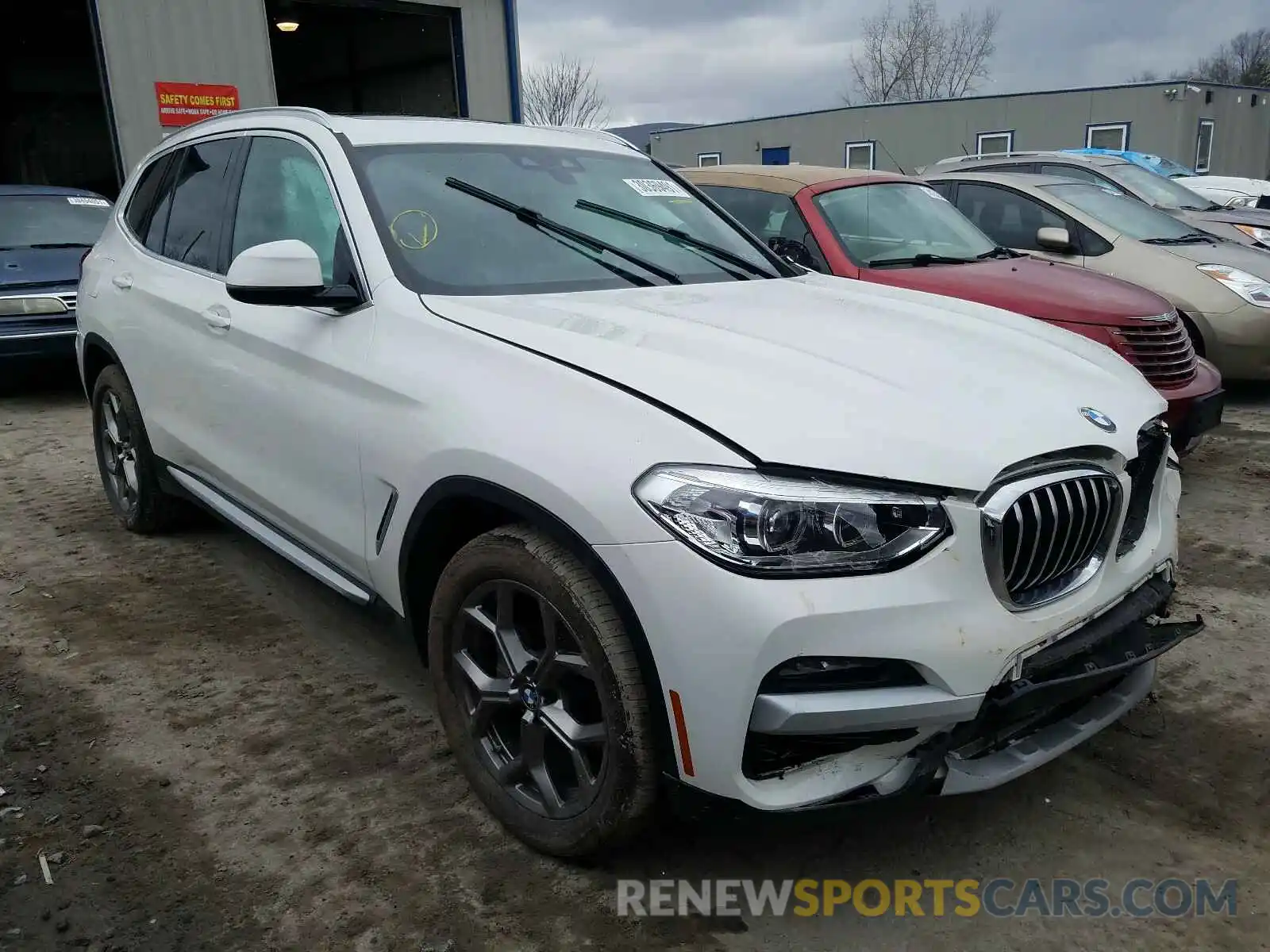 1 Photograph of a damaged car 5UXTY5C0XL9B34045 BMW X3 2020