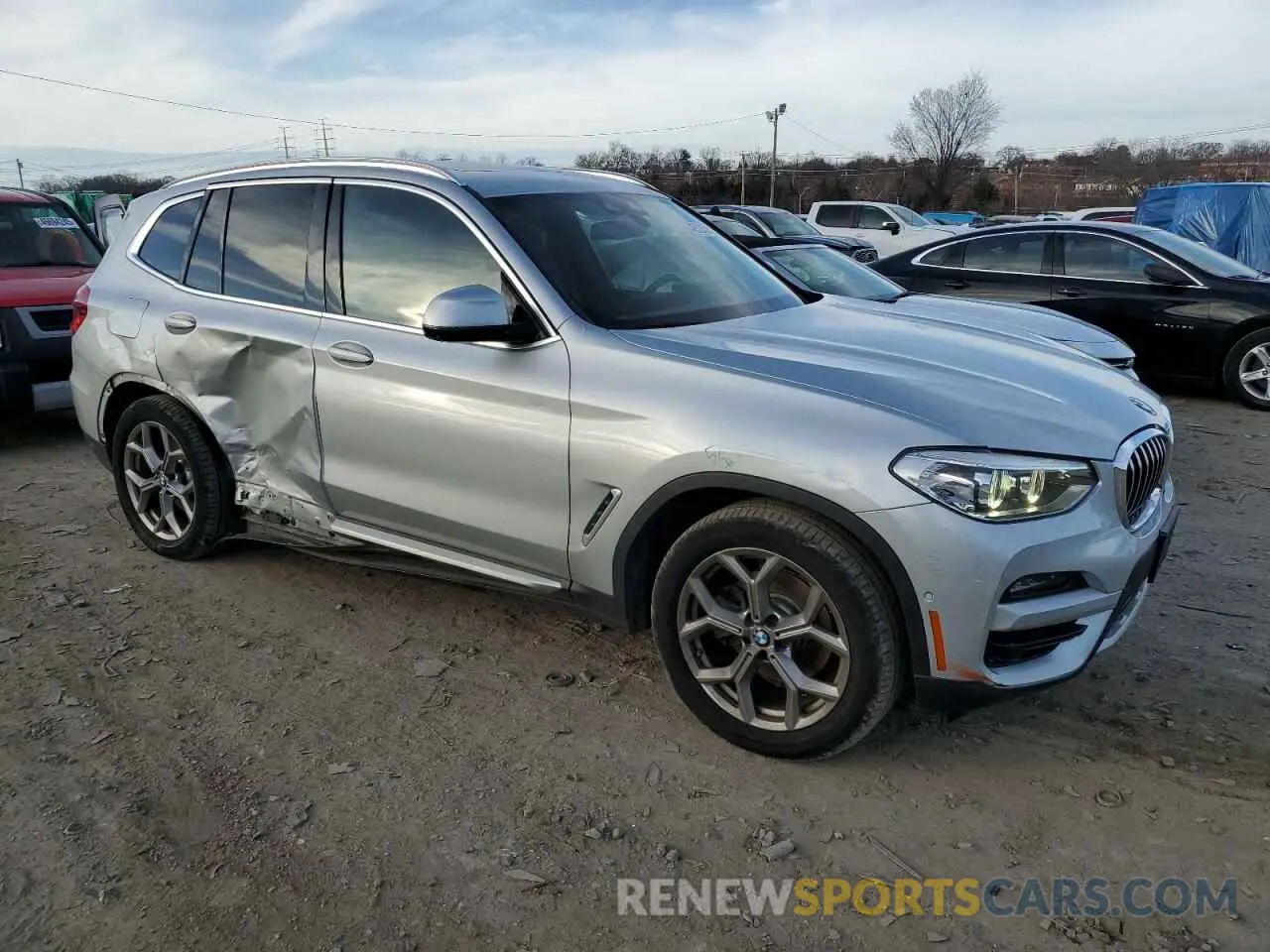 4 Photograph of a damaged car 5UXTY5C0XL9D39221 BMW X3 2020