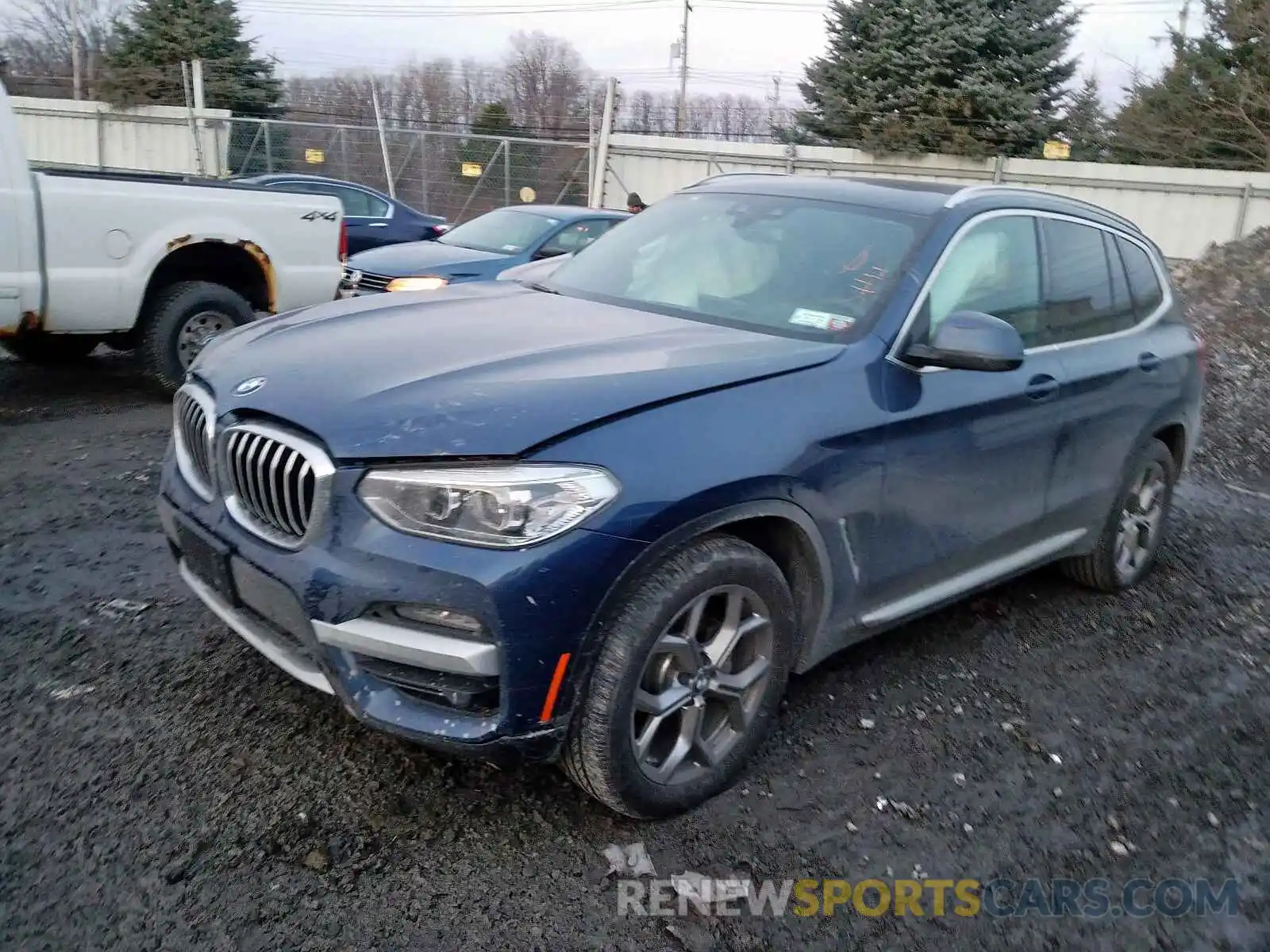 2 Photograph of a damaged car 5UXTY5C0XLLT35296 BMW X3 2020