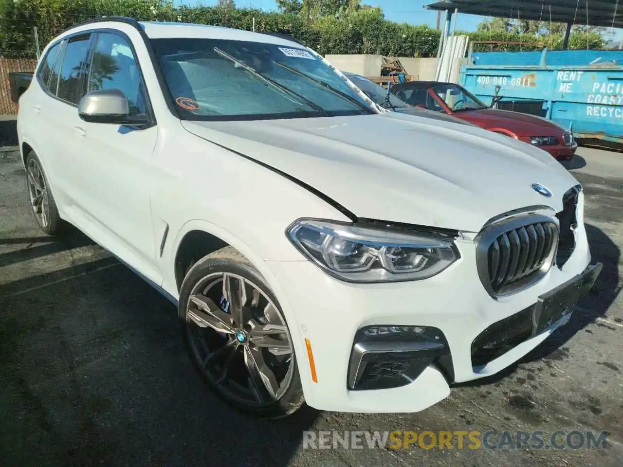 1 Photograph of a damaged car 5UXTY9C00L9B55171 BMW X3 2020