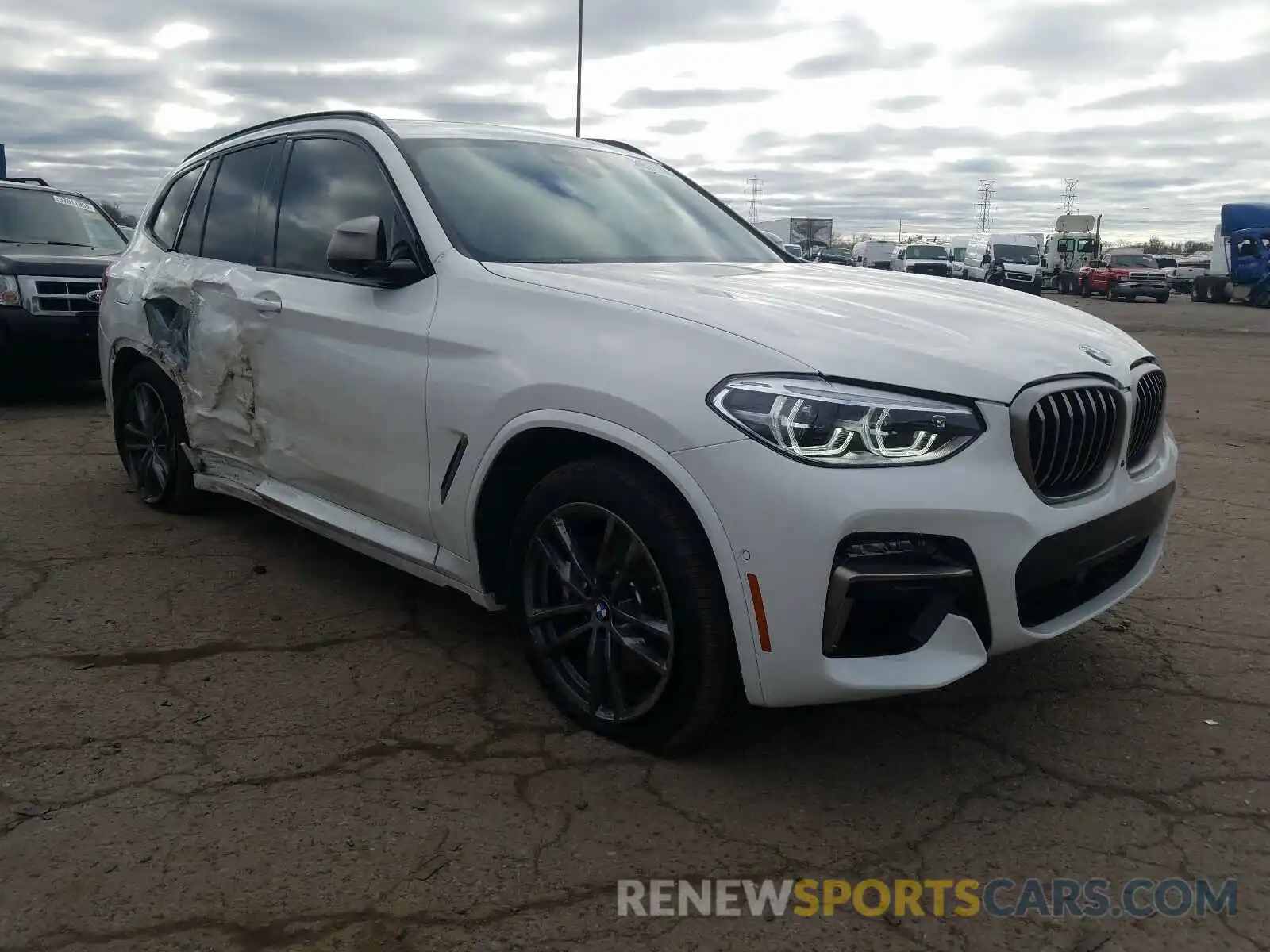 1 Photograph of a damaged car 5UXTY9C00L9B74061 BMW X3 2020